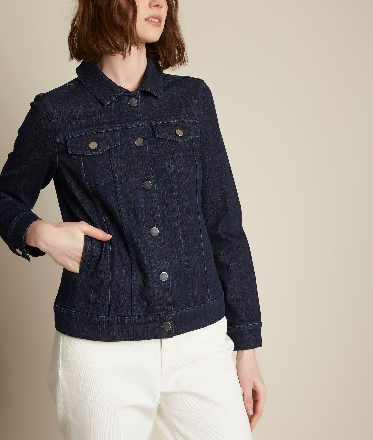 Veste en denim brut Clem Faume - seconde main