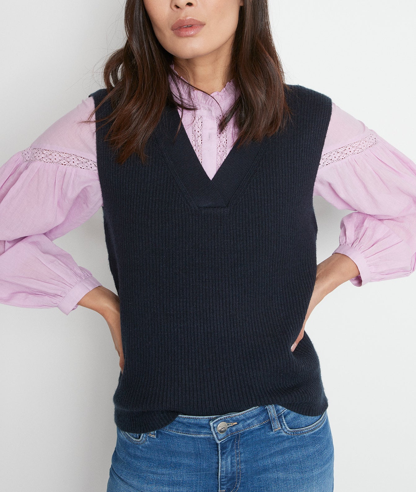 Pull sans manches Pacome Faume - seconde main