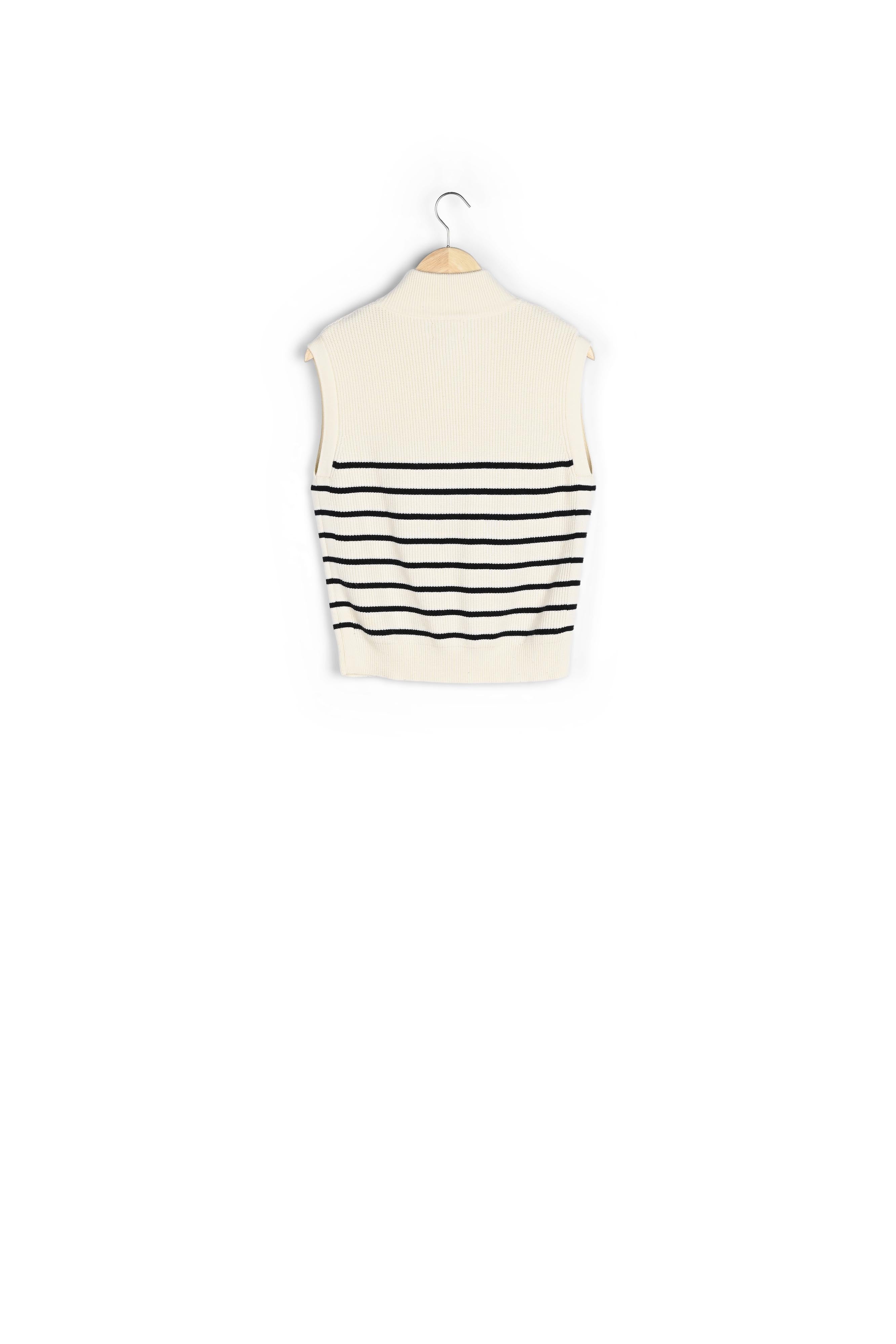 Pull marinière sans manches Barthelemy Faume - seconde main