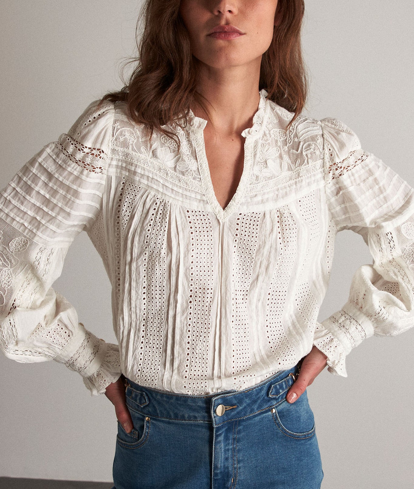 Blouse Cassiope Faume - seconde main