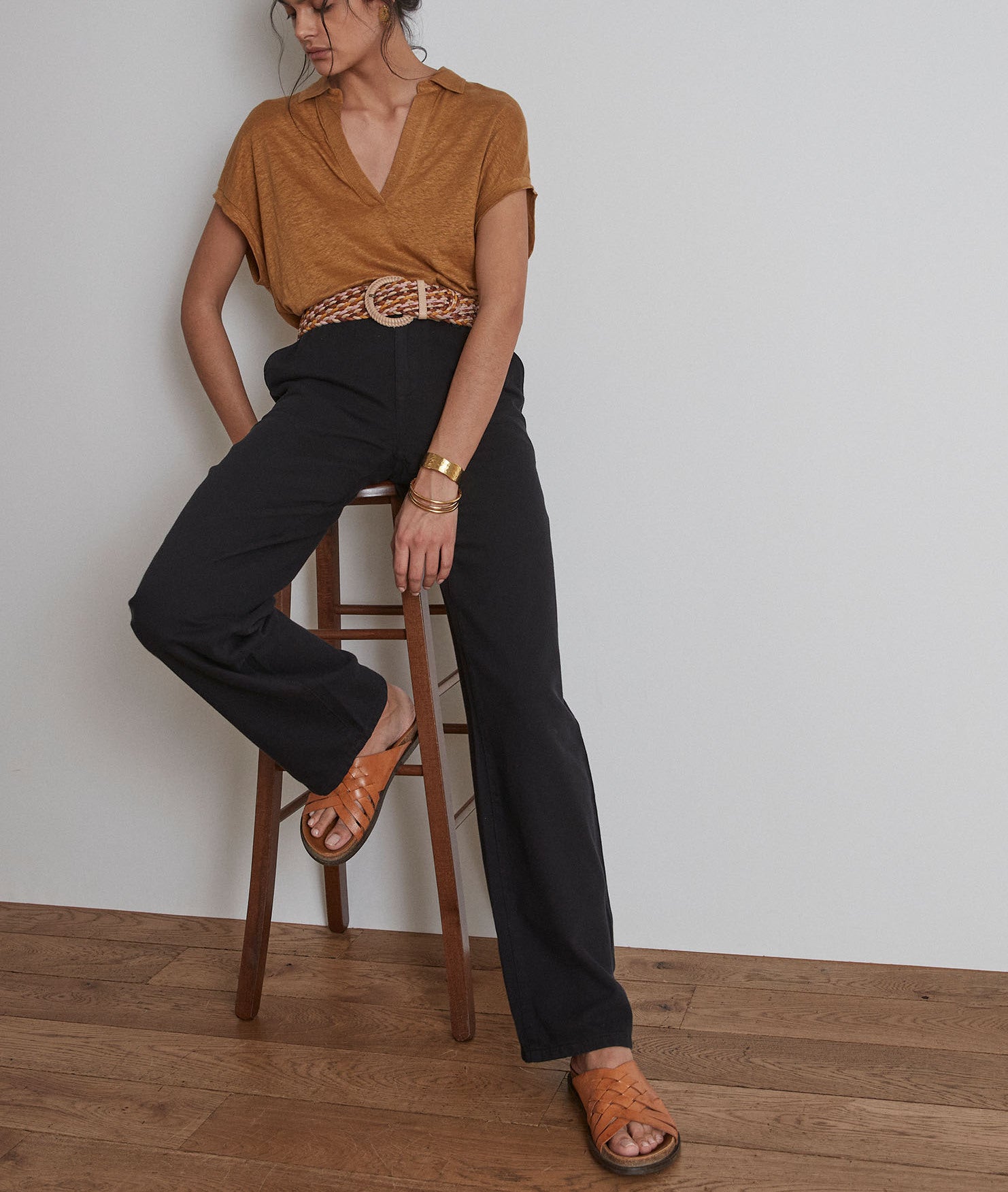 Pantalon large Leana Faume - seconde main