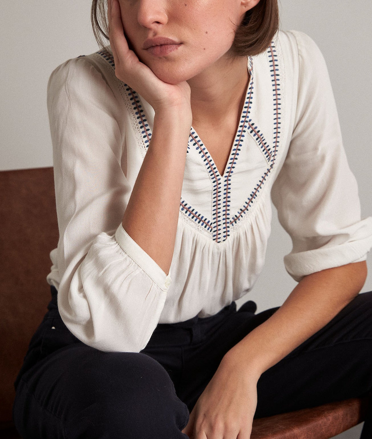 Blouse Theodora Faume - seconde main