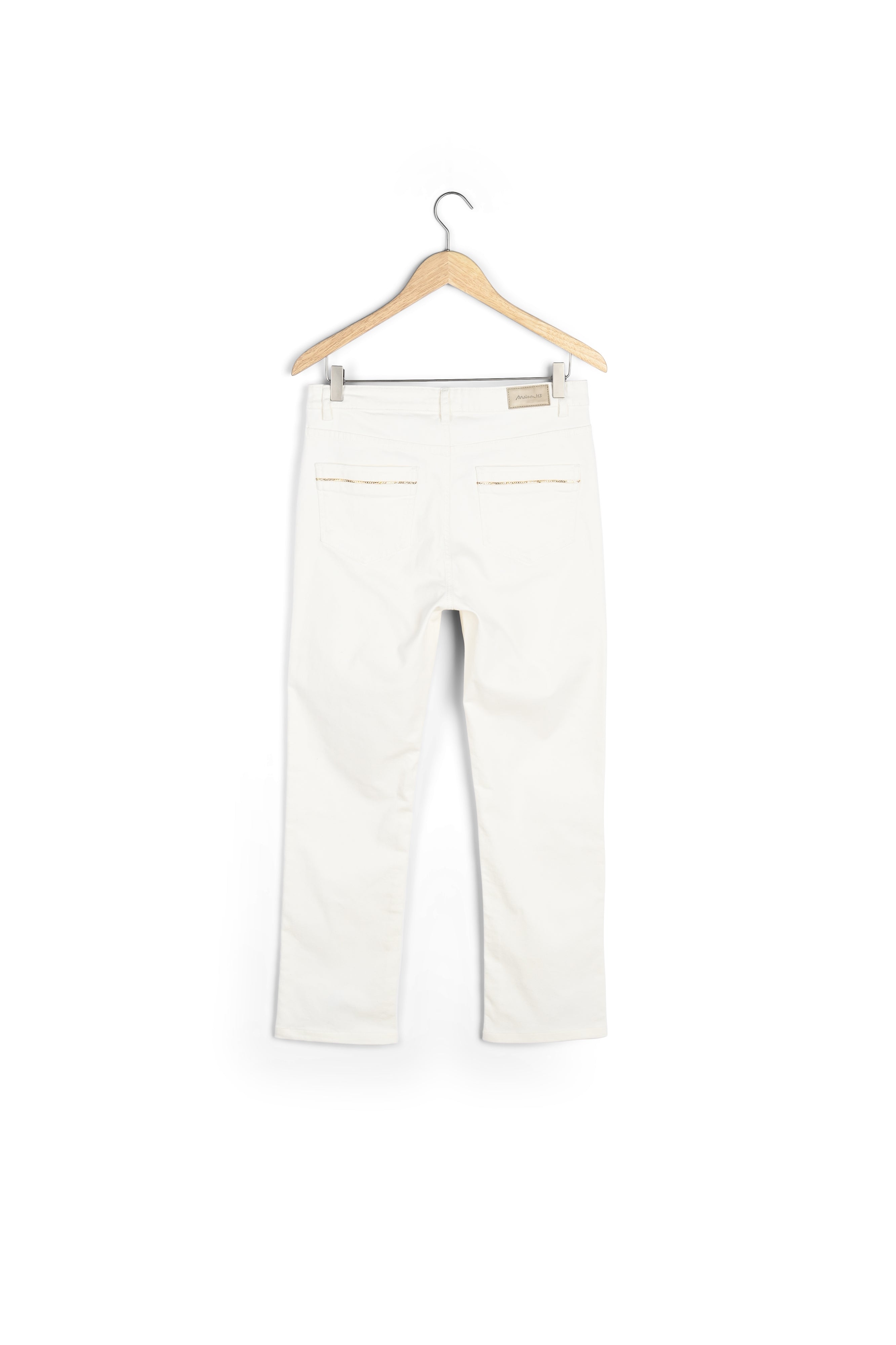 L'Original 123 : jean droit blanc Sonia Faume - seconde main