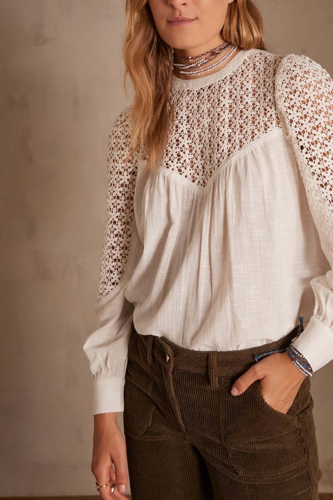 Blouse BENJAMINE Faume - seconde main