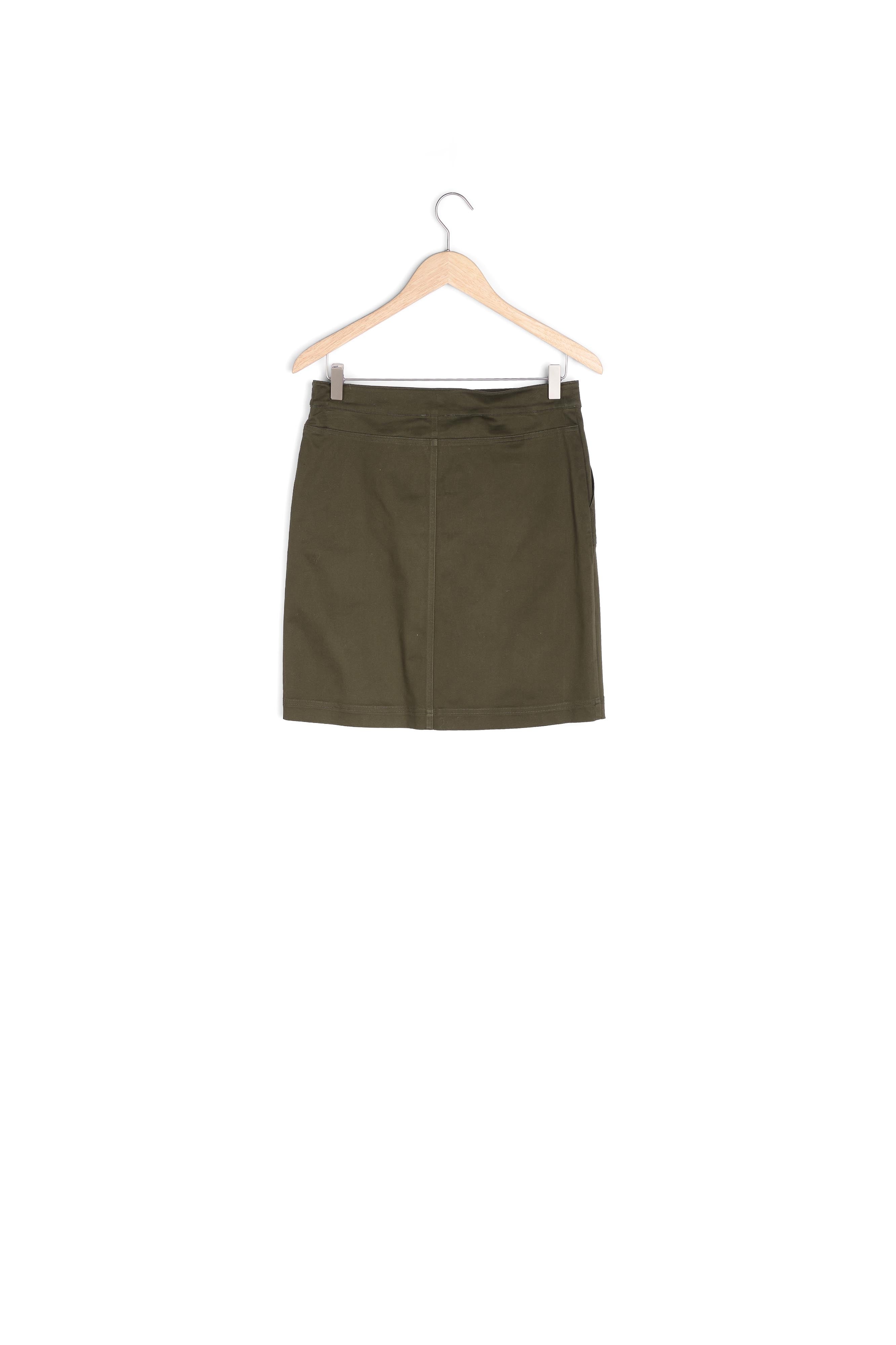 Jupe kaki boutonnée Ambre Faume - seconde main