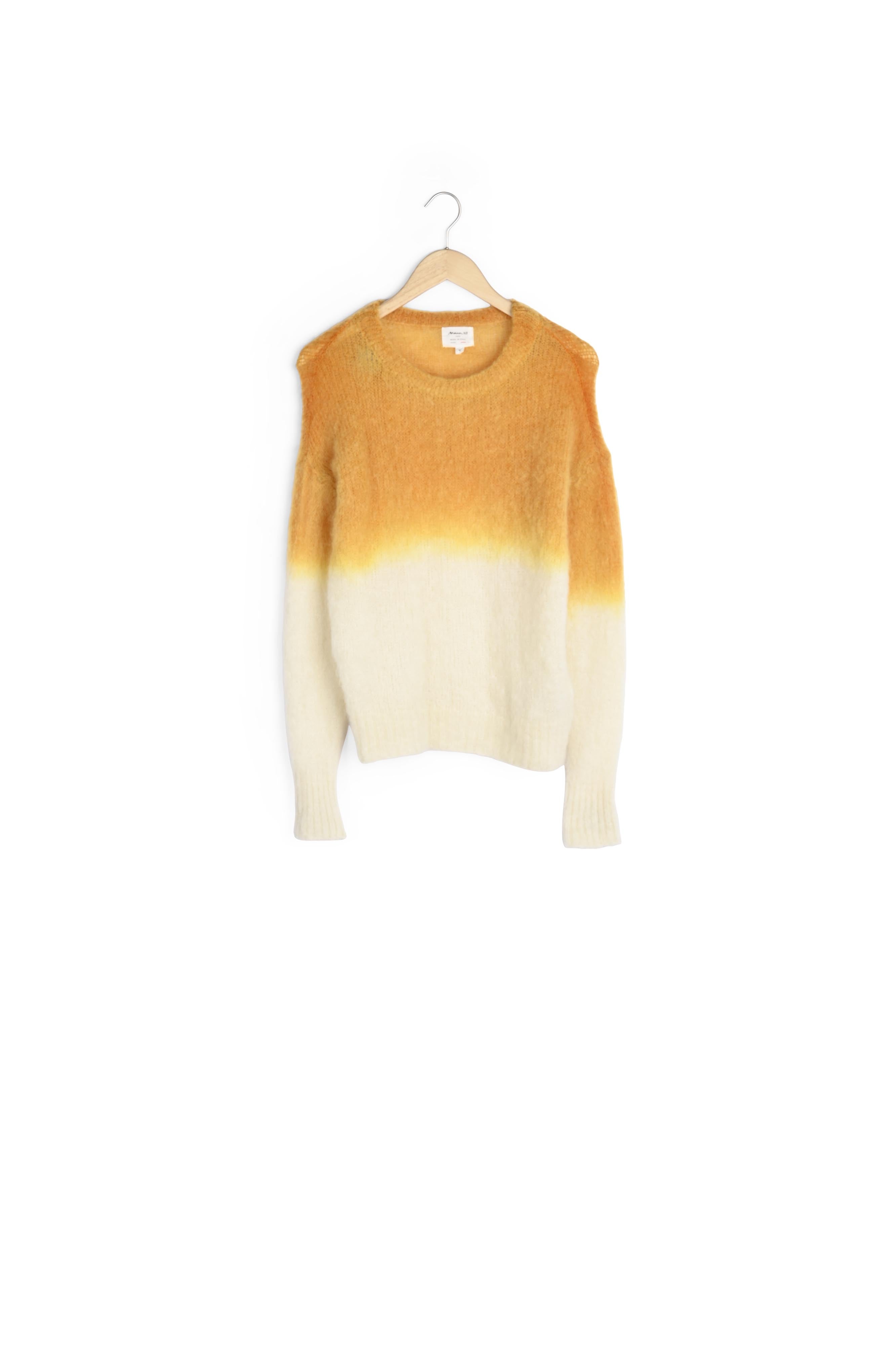 Pull en mohair tie and dye jaune Twist Faume - seconde main