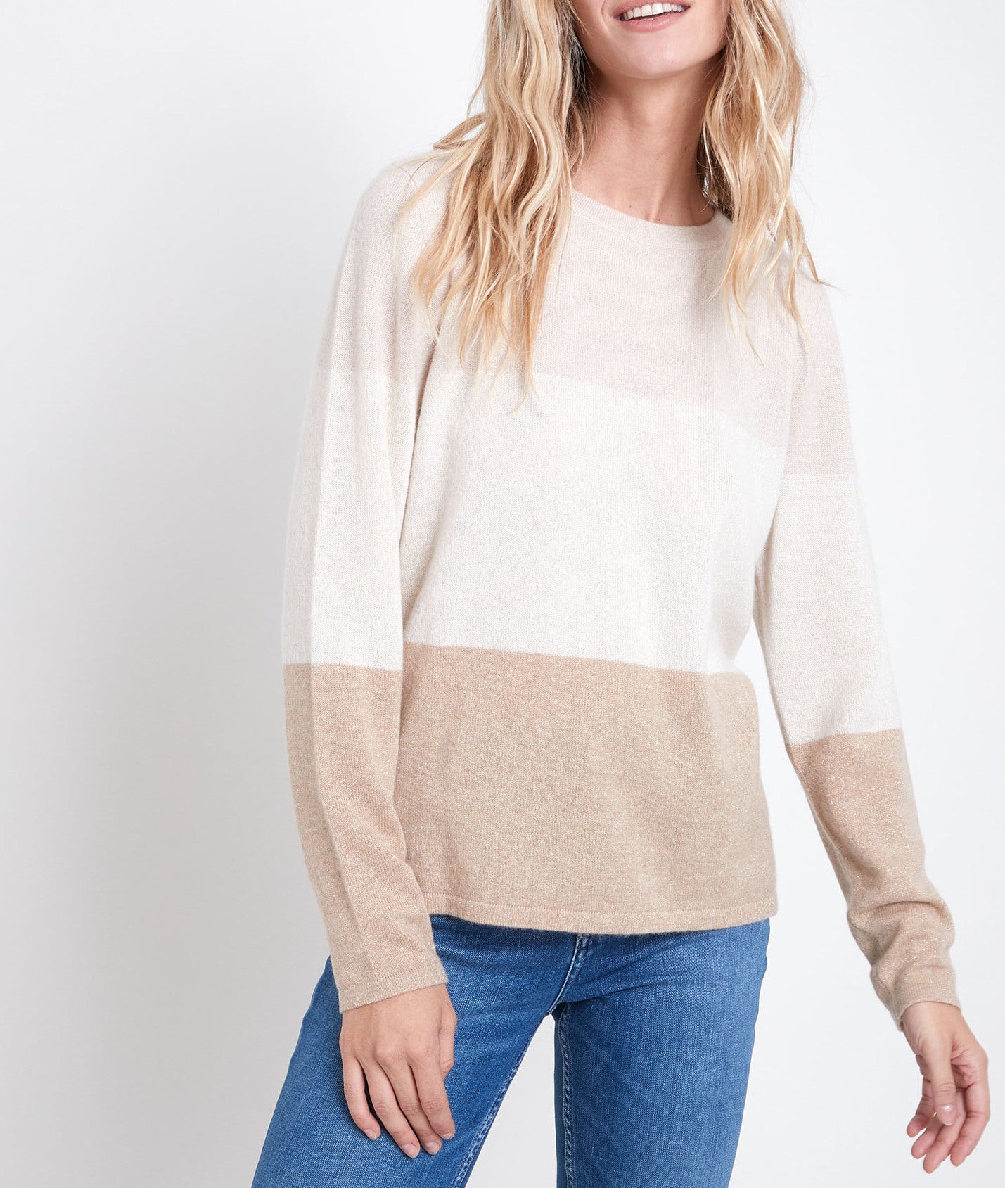 Pull en cachemire rayé Ramon Faume - seconde main