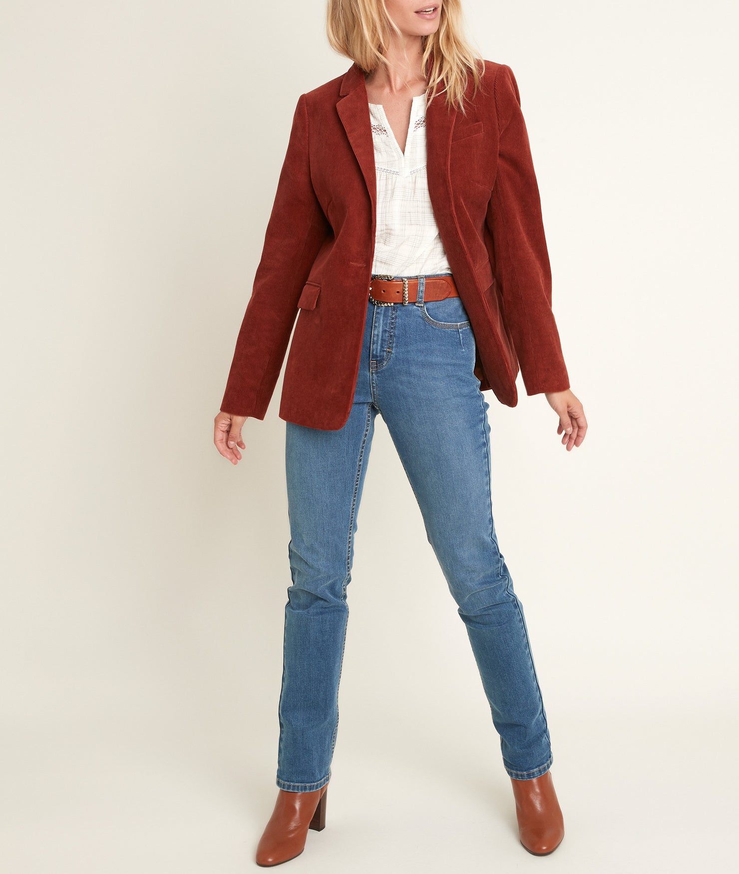 L'Original 123 : jean droit stone used Sonia Faume - seconde main