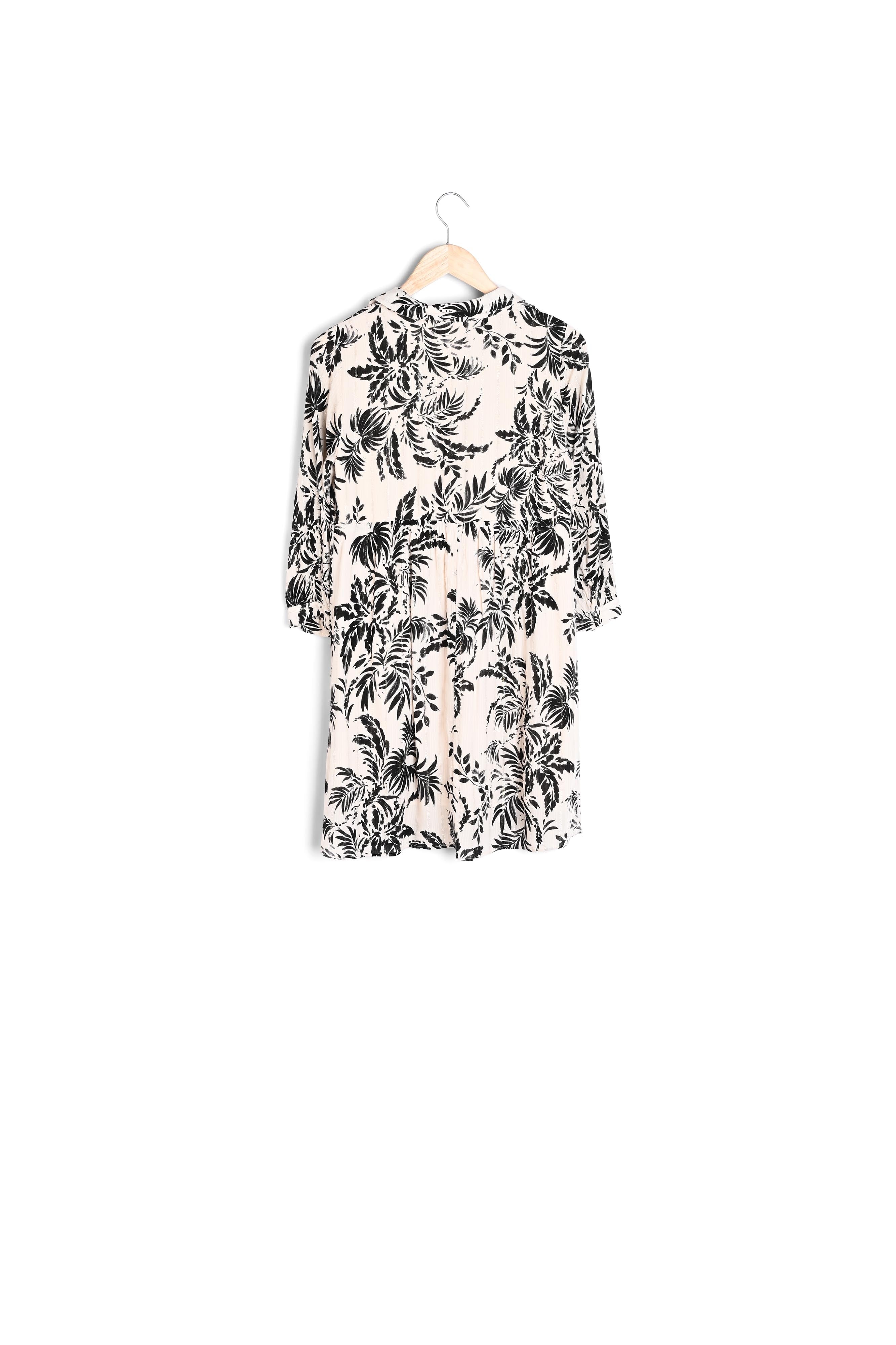 Robe imprimée crème Nairobi Faume - seconde main