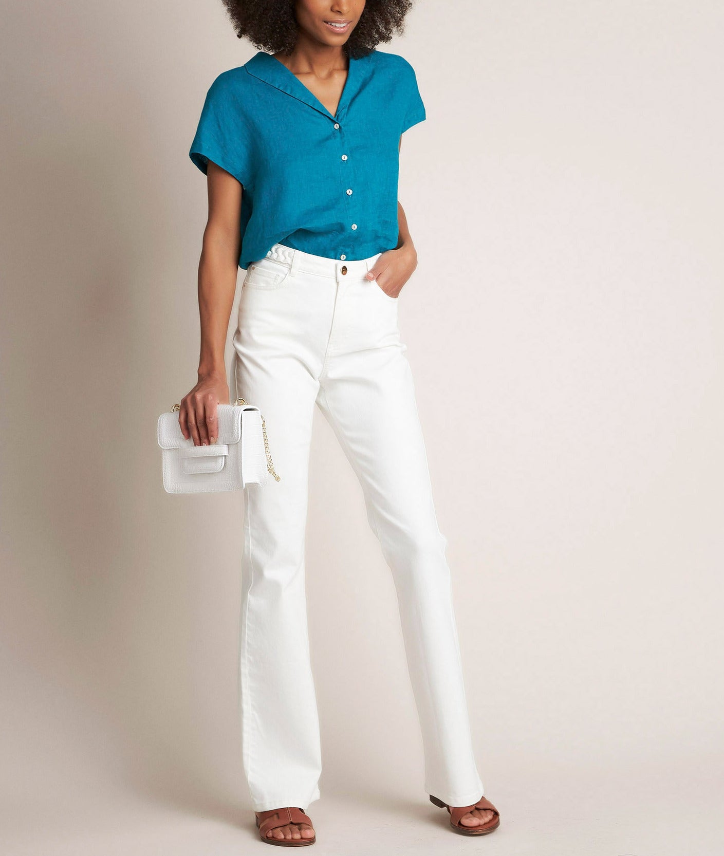 Top en lin Estelle Faume - seconde main