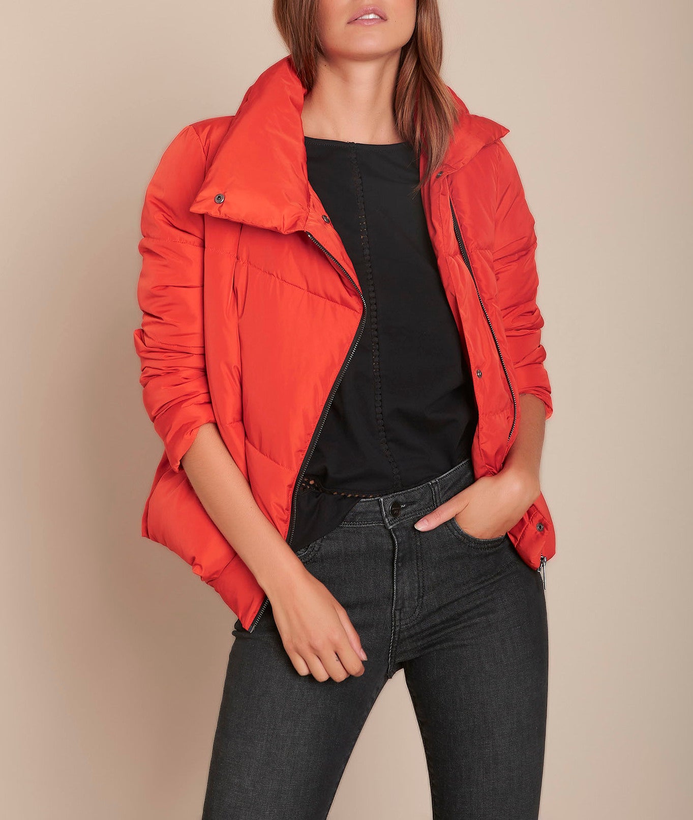 Doudoune courte tomette Poline Faume - seconde main