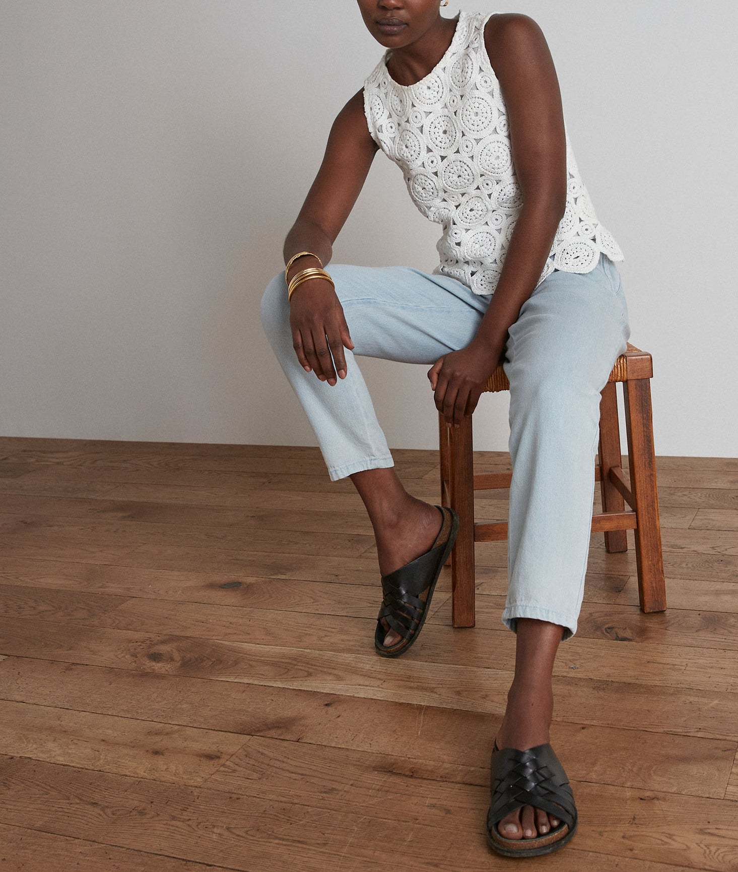 Pantalon chino Sabil Faume - seconde main