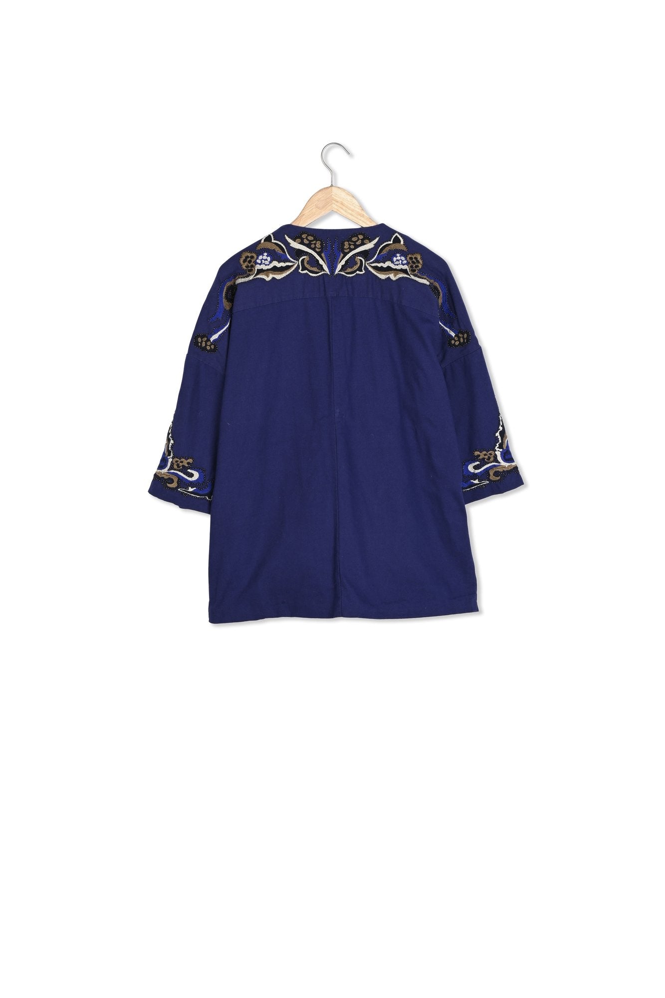 Veste NOURIA brodée en coton Faume - seconde main