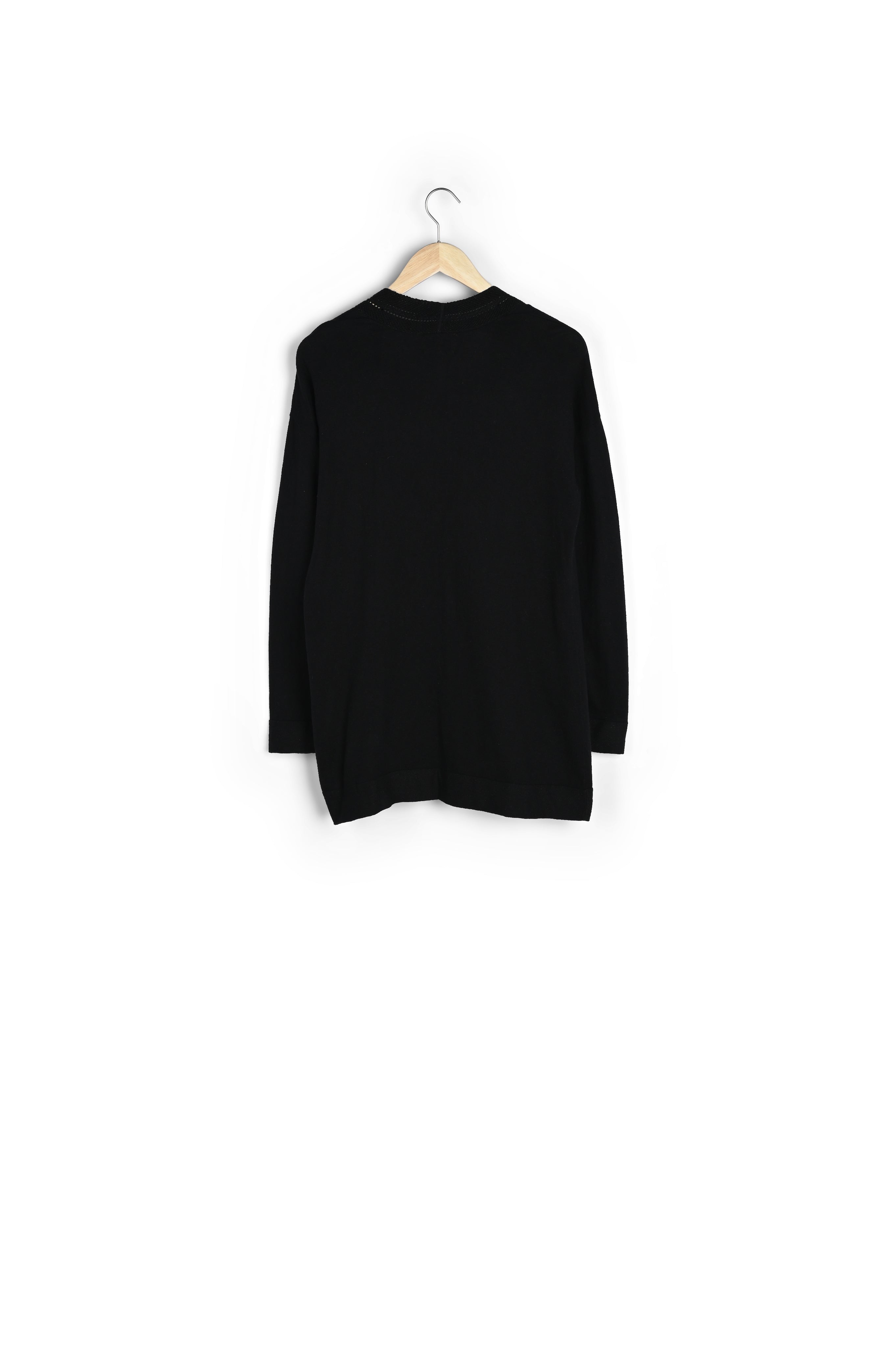 Gilet long noir Domino Faume - seconde main