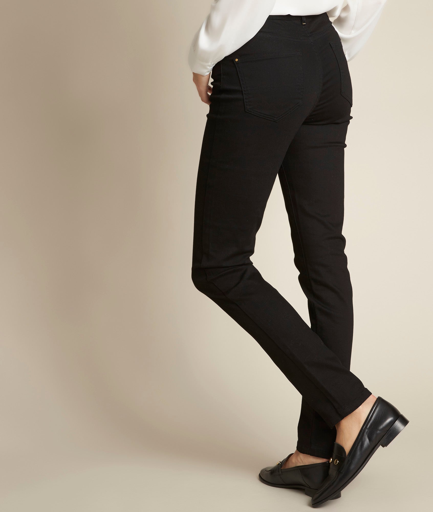 Jean slim noir Amel Faume - seconde main