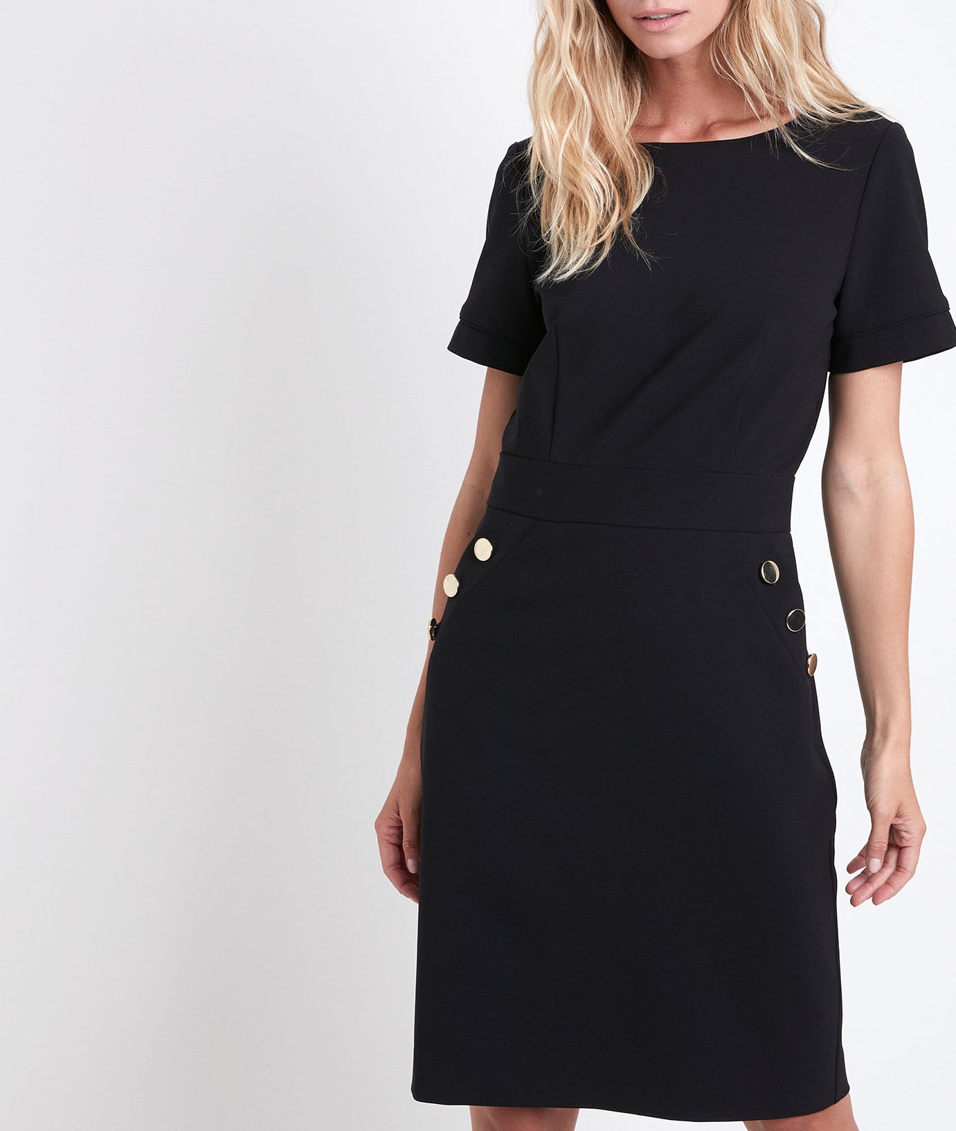 Robe en microfibre noire Capucine Faume - seconde main