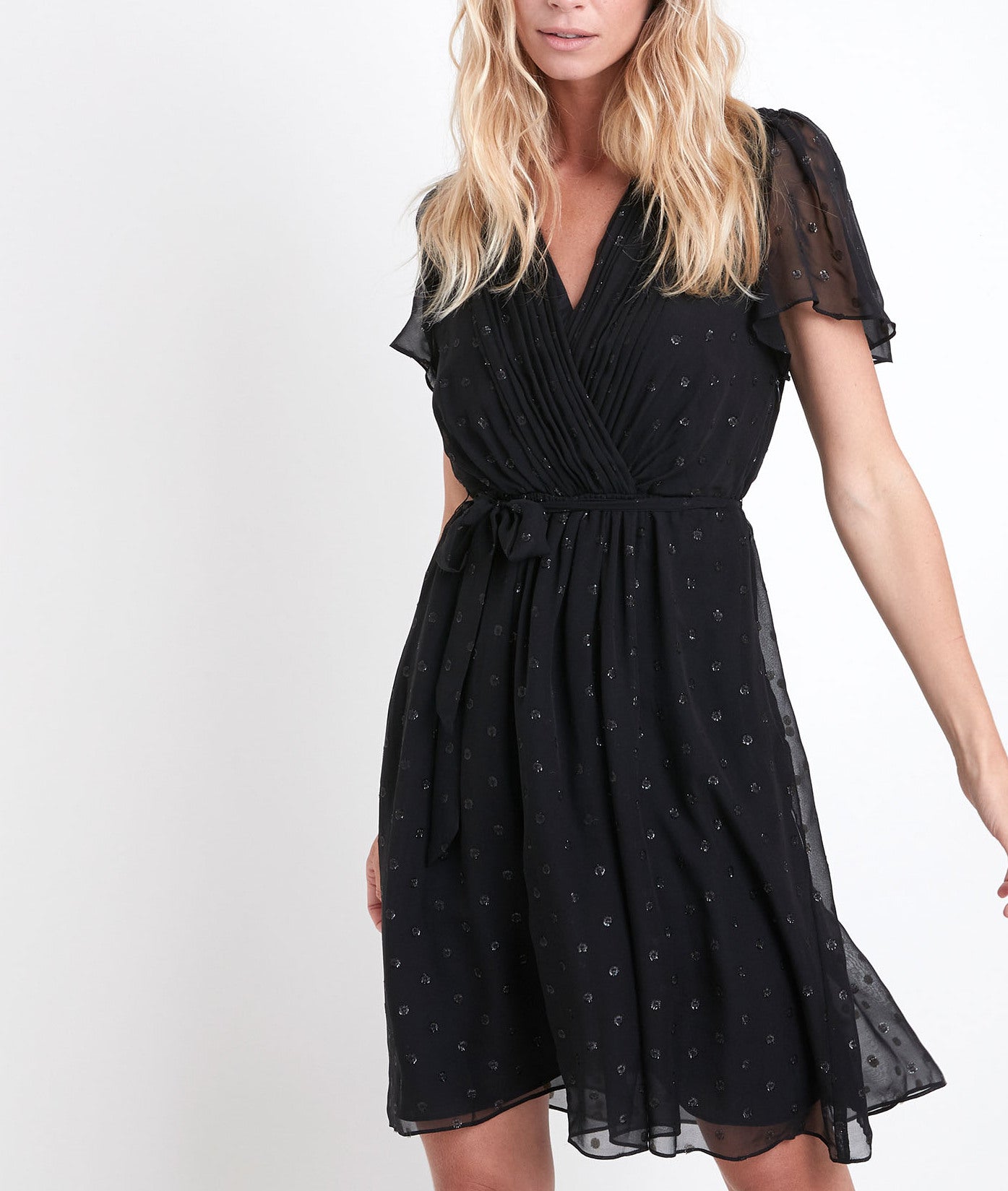 Robe en soie lurex Charline Faume - seconde main