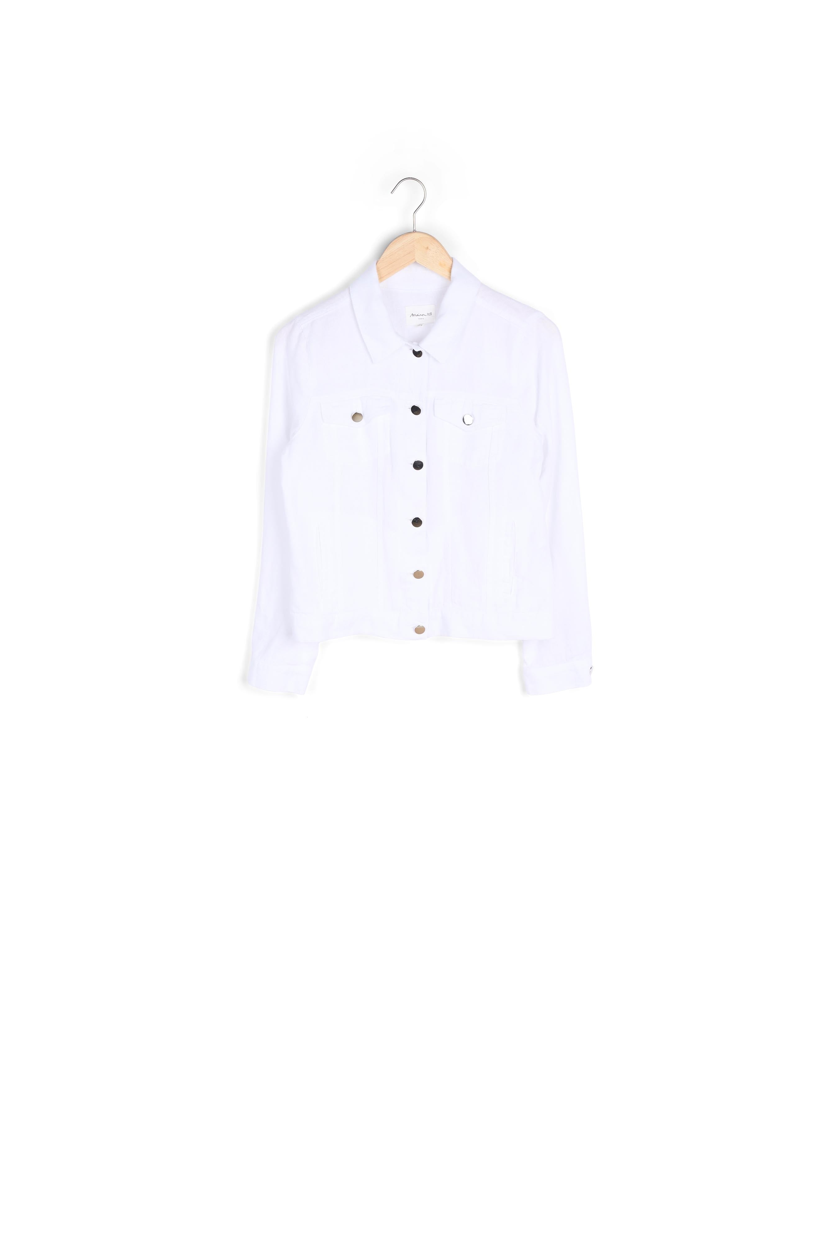 Veste en lin blanche Clem Faume - seconde main