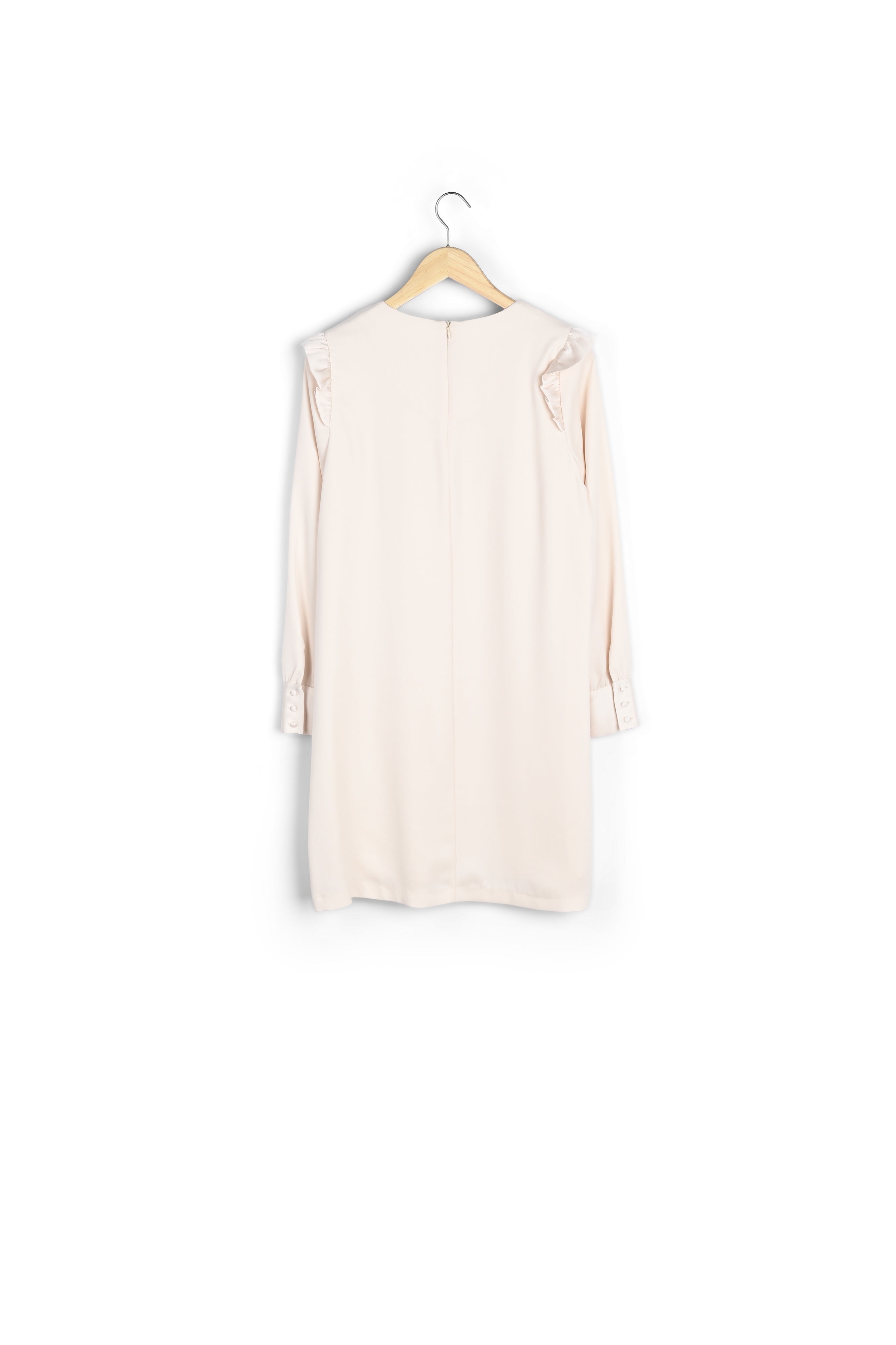 Robe en crêpe crème Medina Faume - seconde main