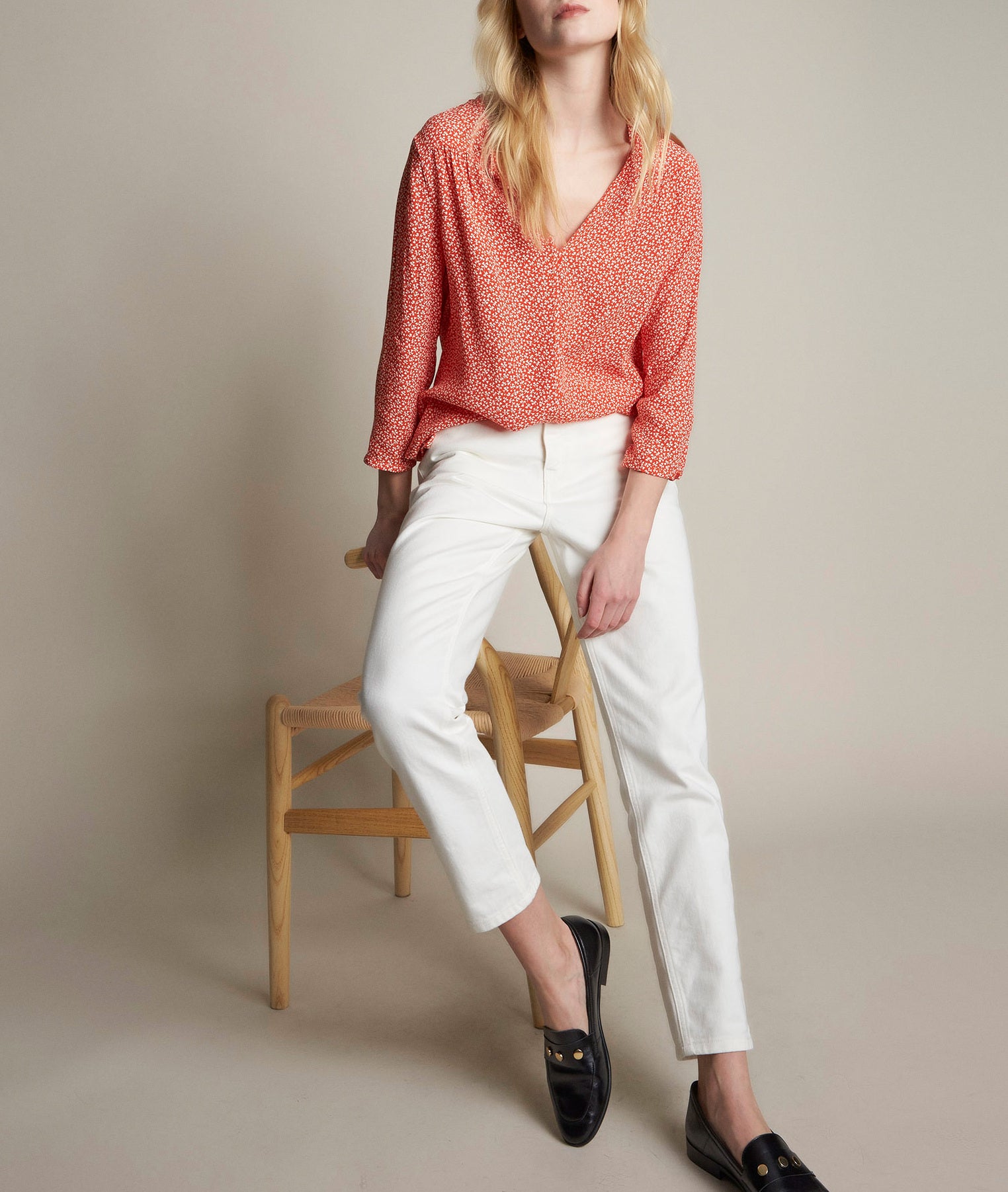 Blouse imprimée Eclipse Faume - seconde main