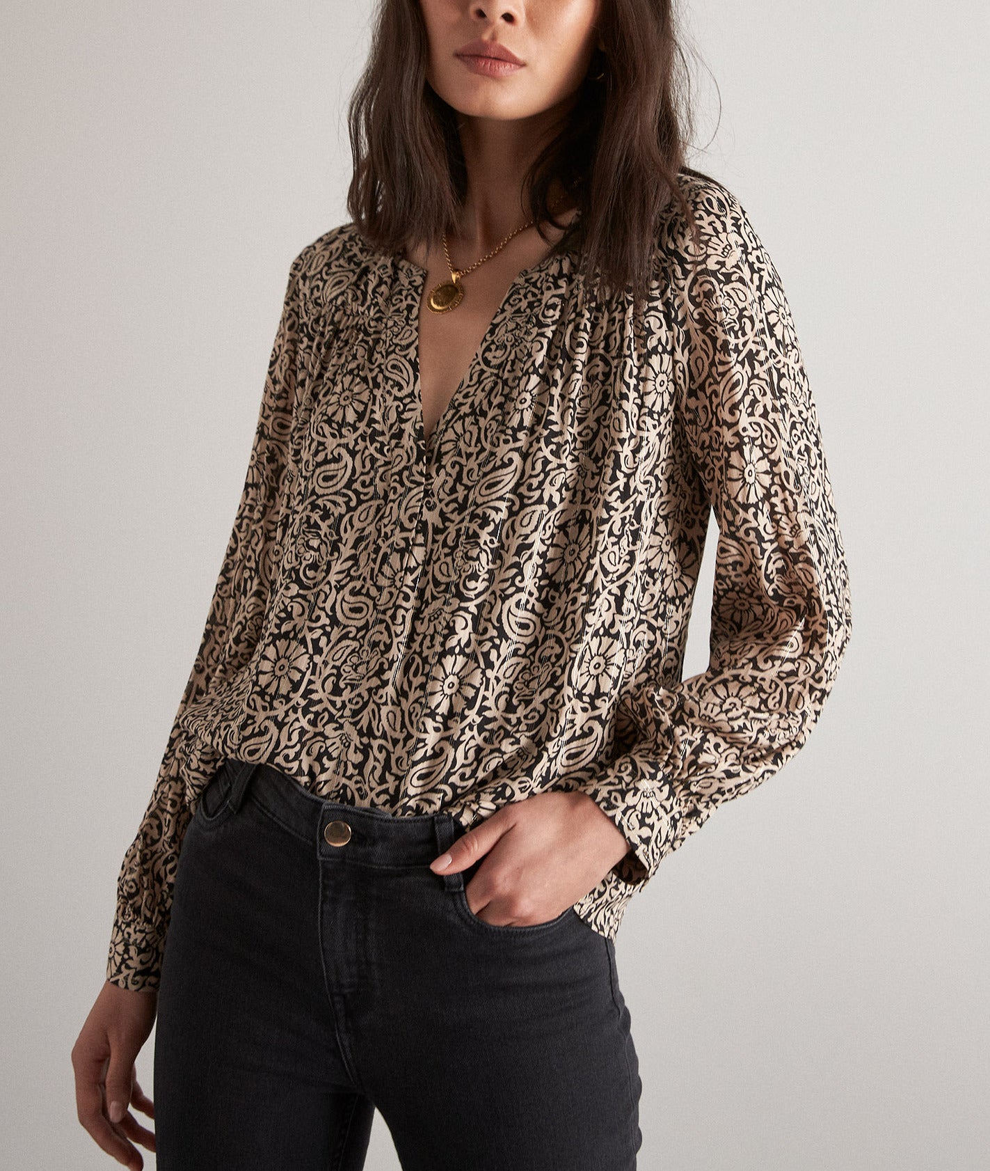 Blouse Loana Faume - seconde main