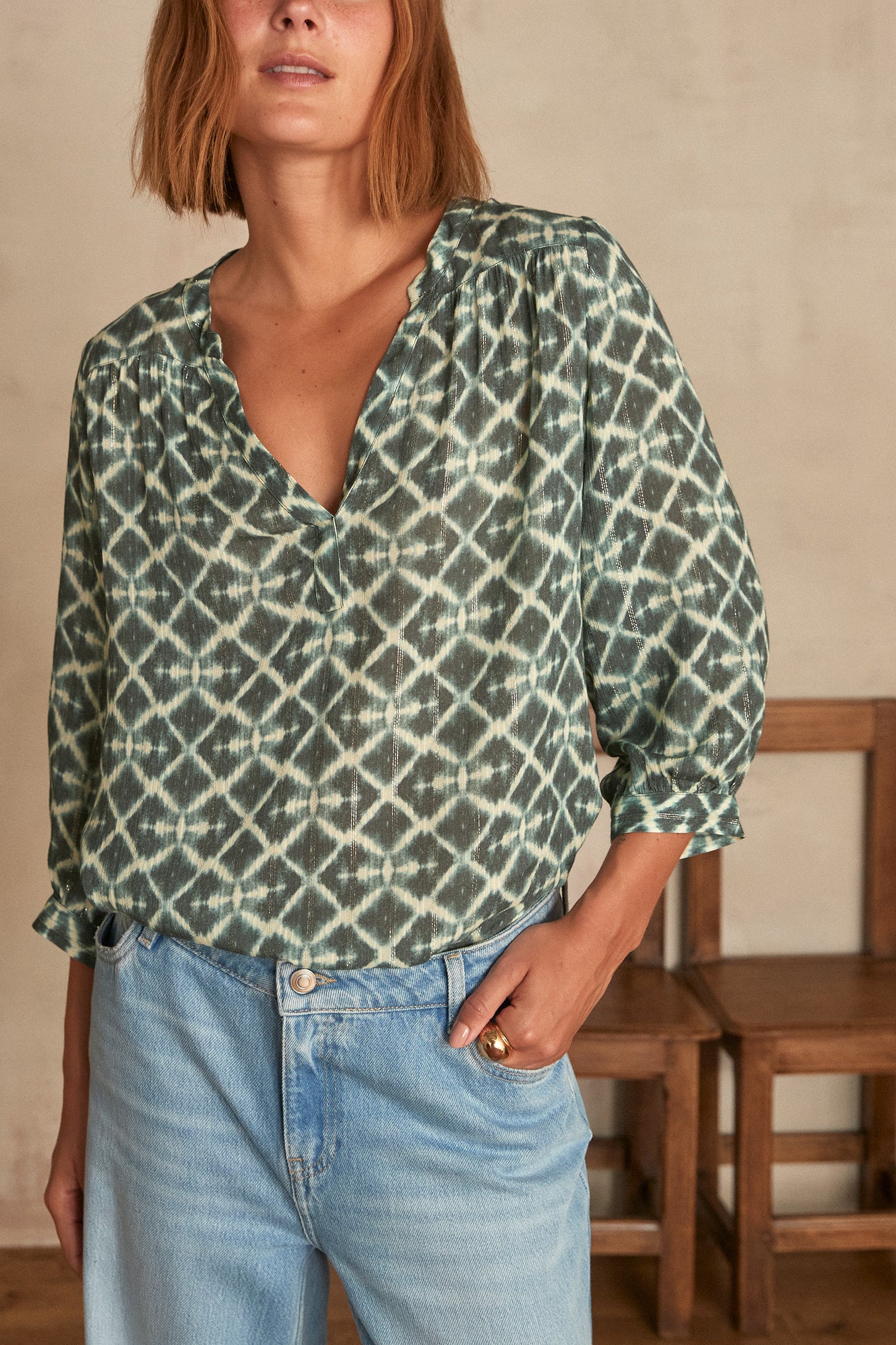 Blouse ELSA Faume - seconde main