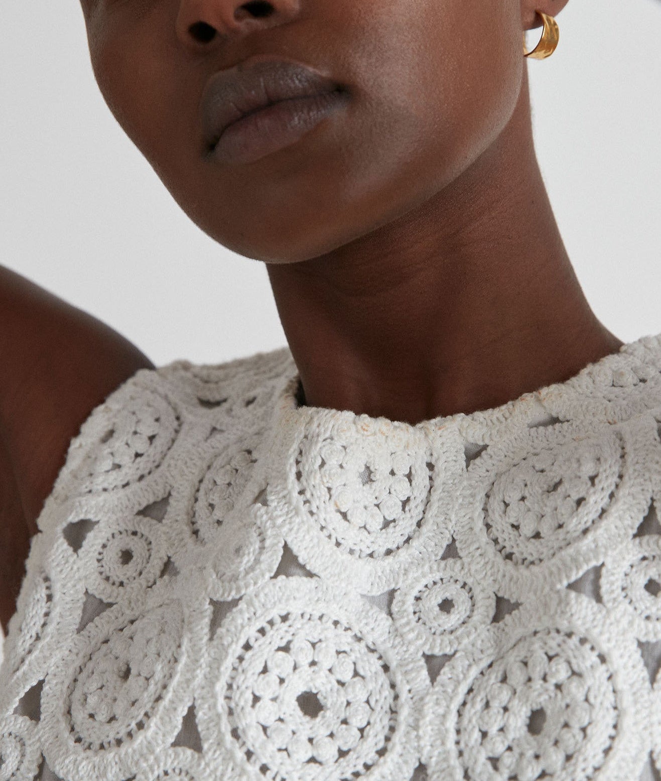 Top en crochet Lily Faume - seconde main