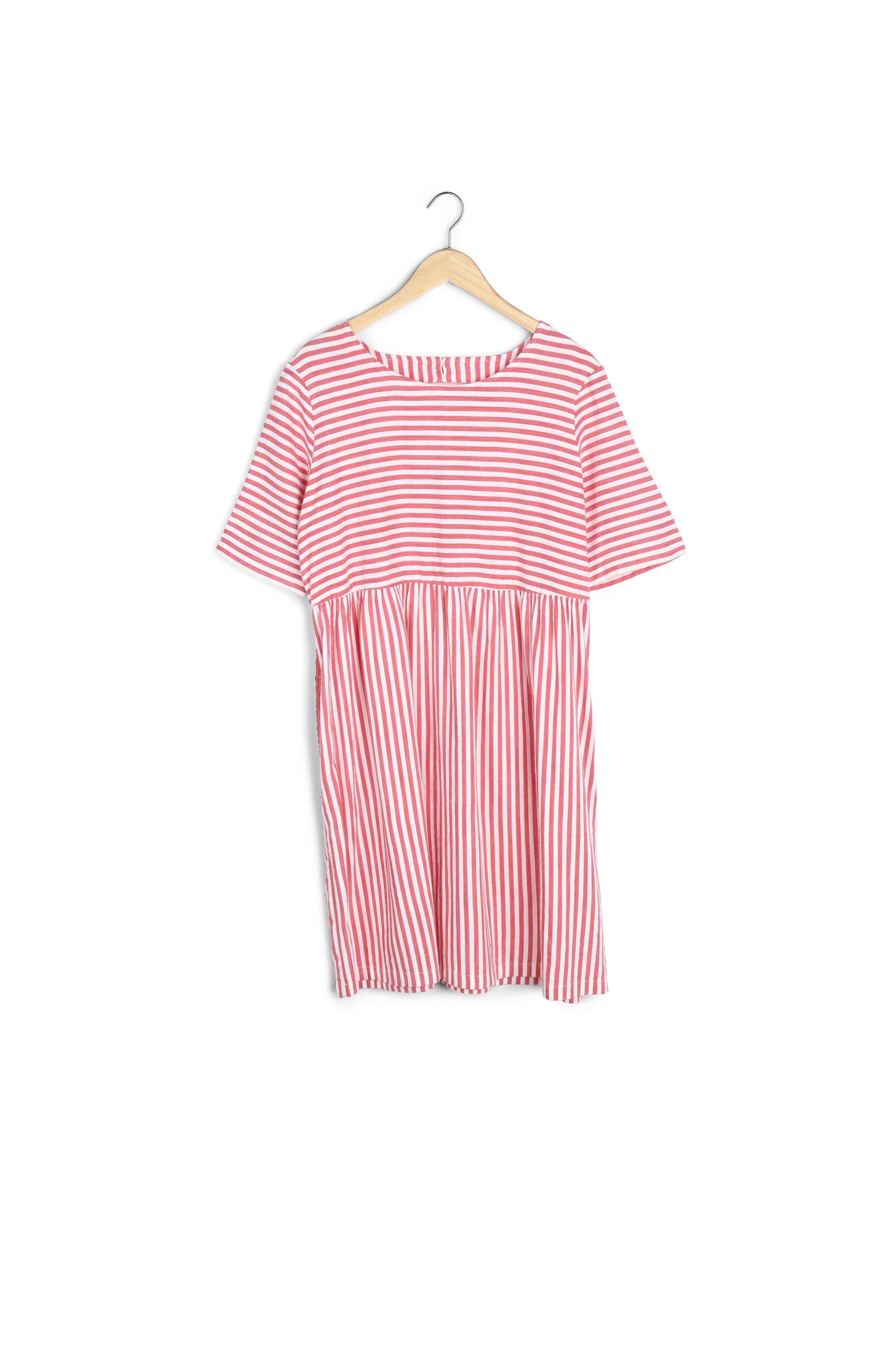 Robe rayée rouge et blanche Chaima Faume - seconde main