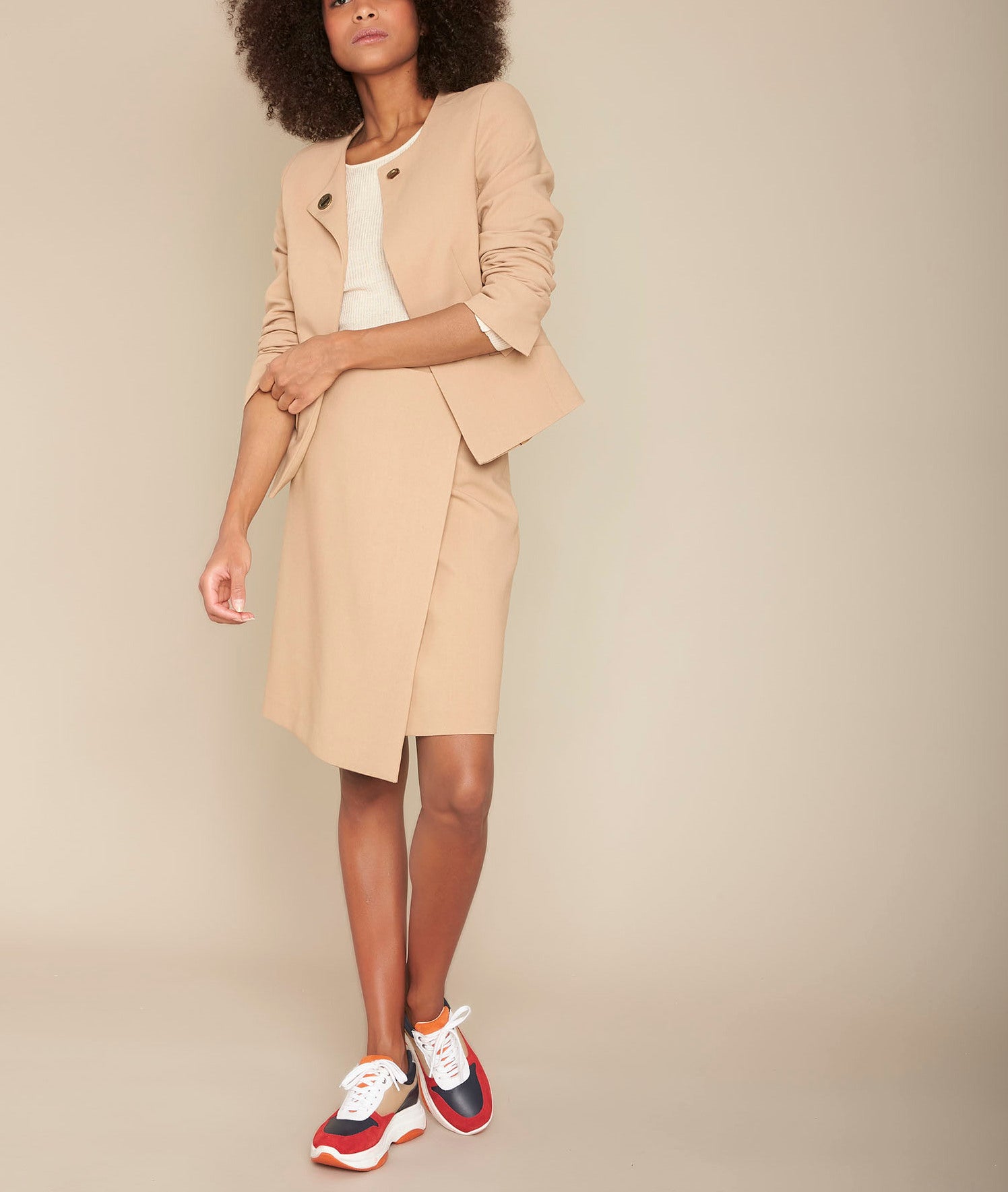 Jupe compacte havane Kimia Faume - seconde main