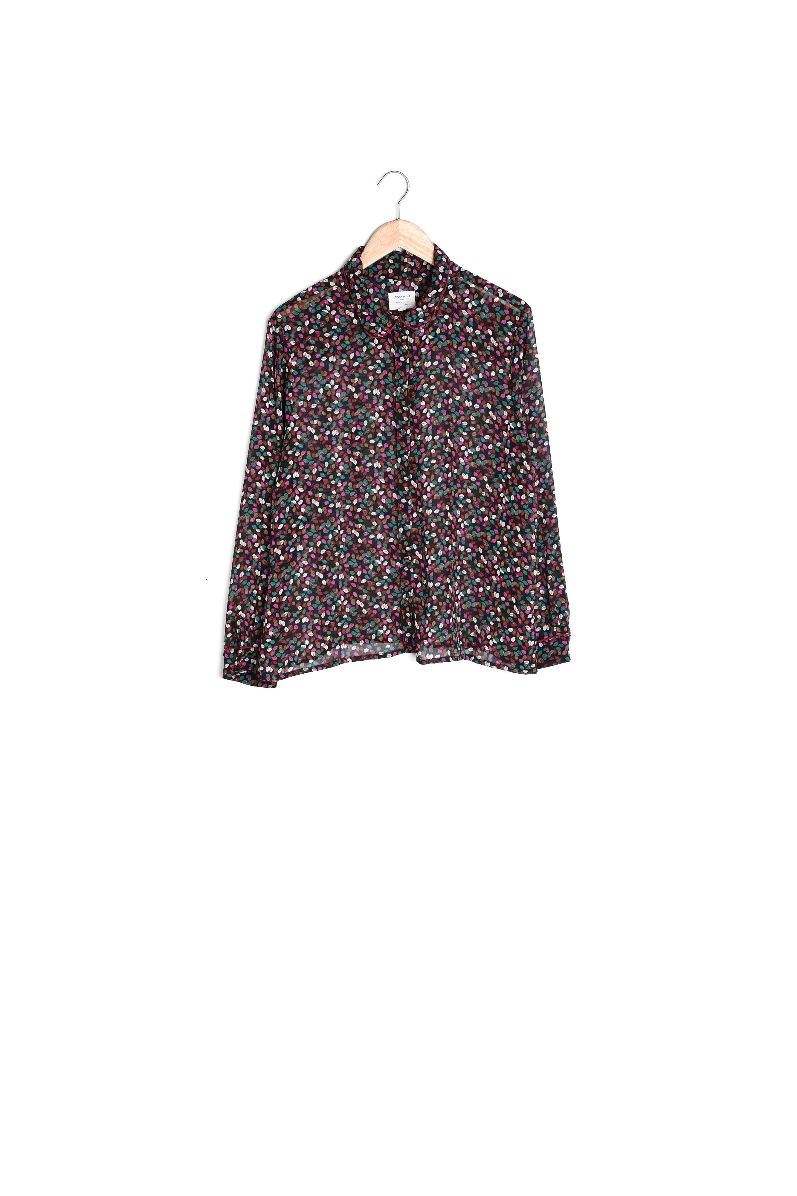 Blouse imprimé feuillage Madalina Faume - seconde main