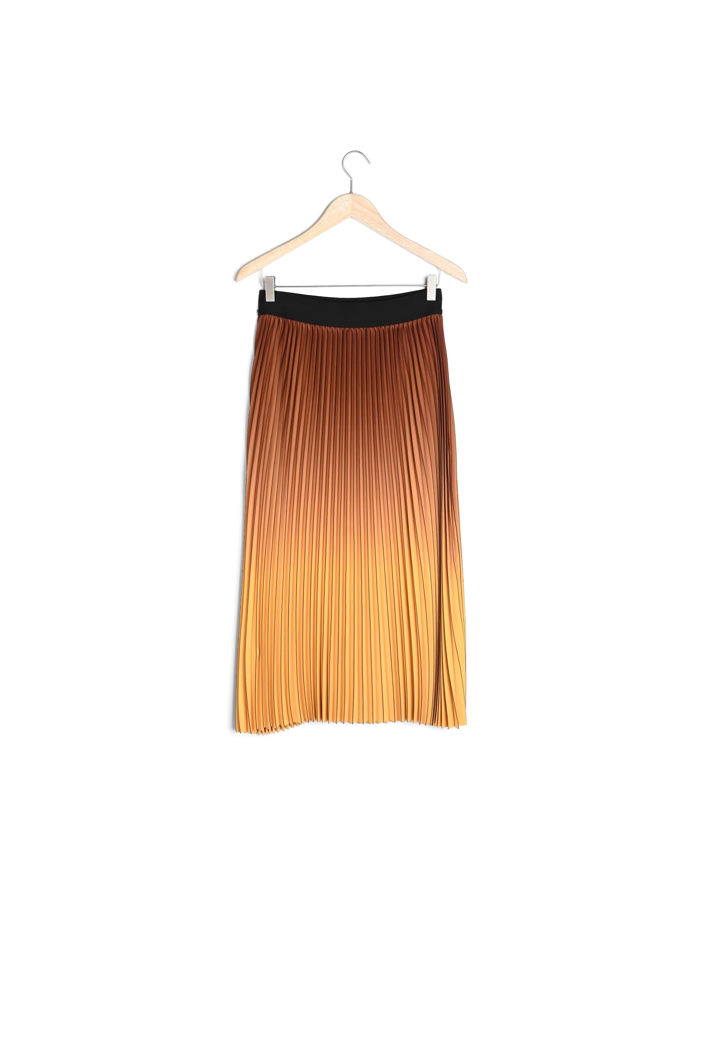 Jupe plissée tie and dye Emelia Faume - seconde main