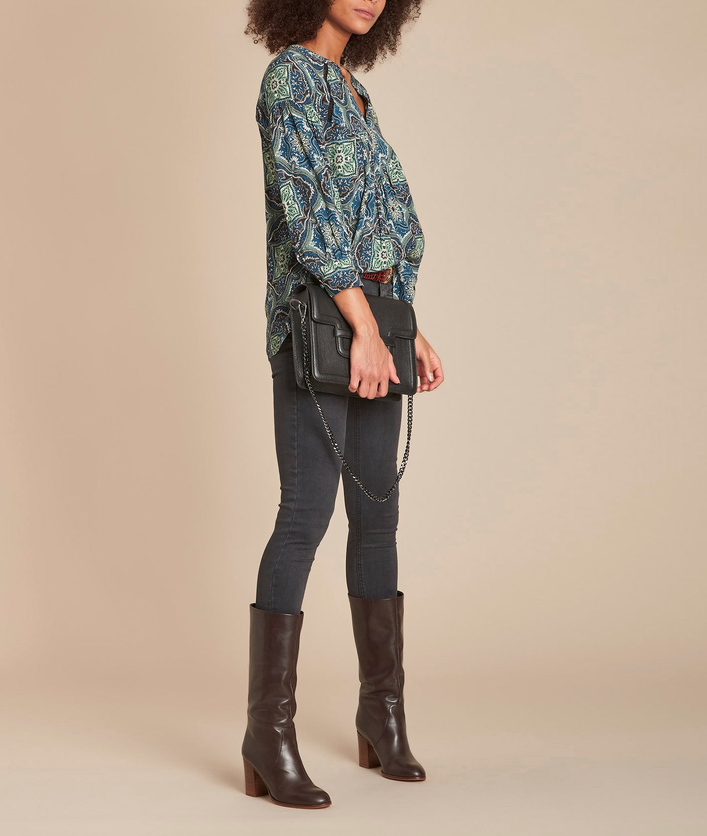 Blouse imprimé cachemire Marlene Faume - seconde main