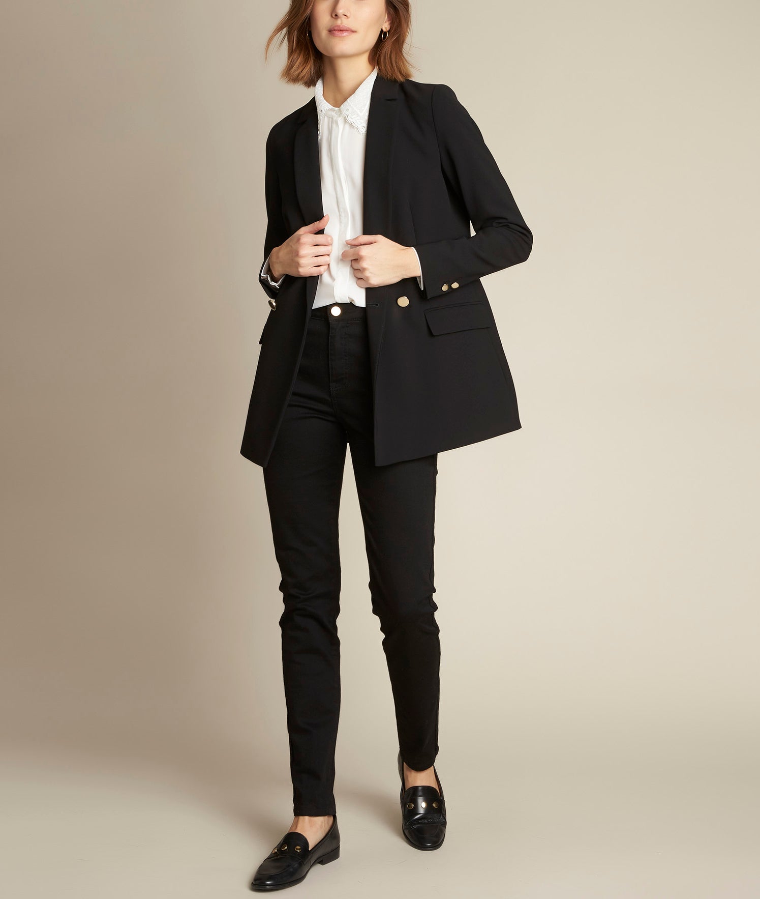 Jean slim noir Amel Faume - seconde main