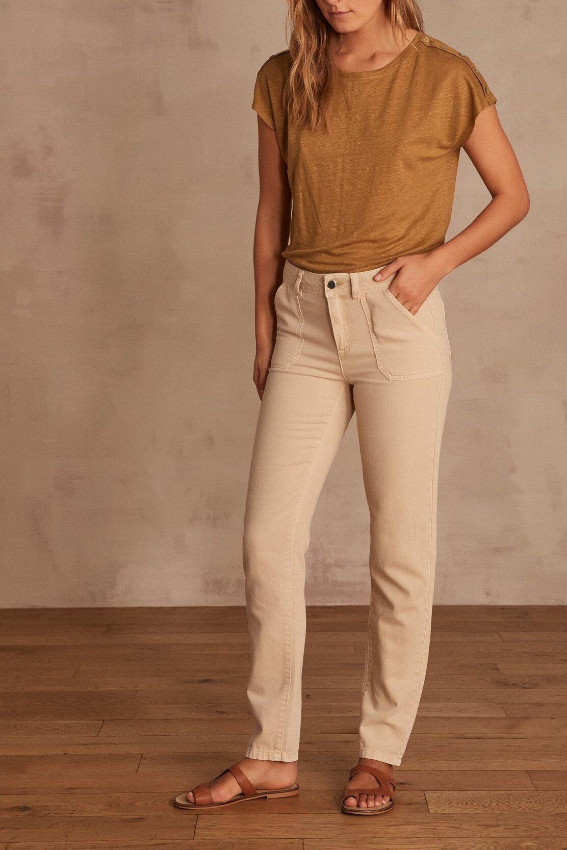 Pantalon chino NALLA Faume - seconde main