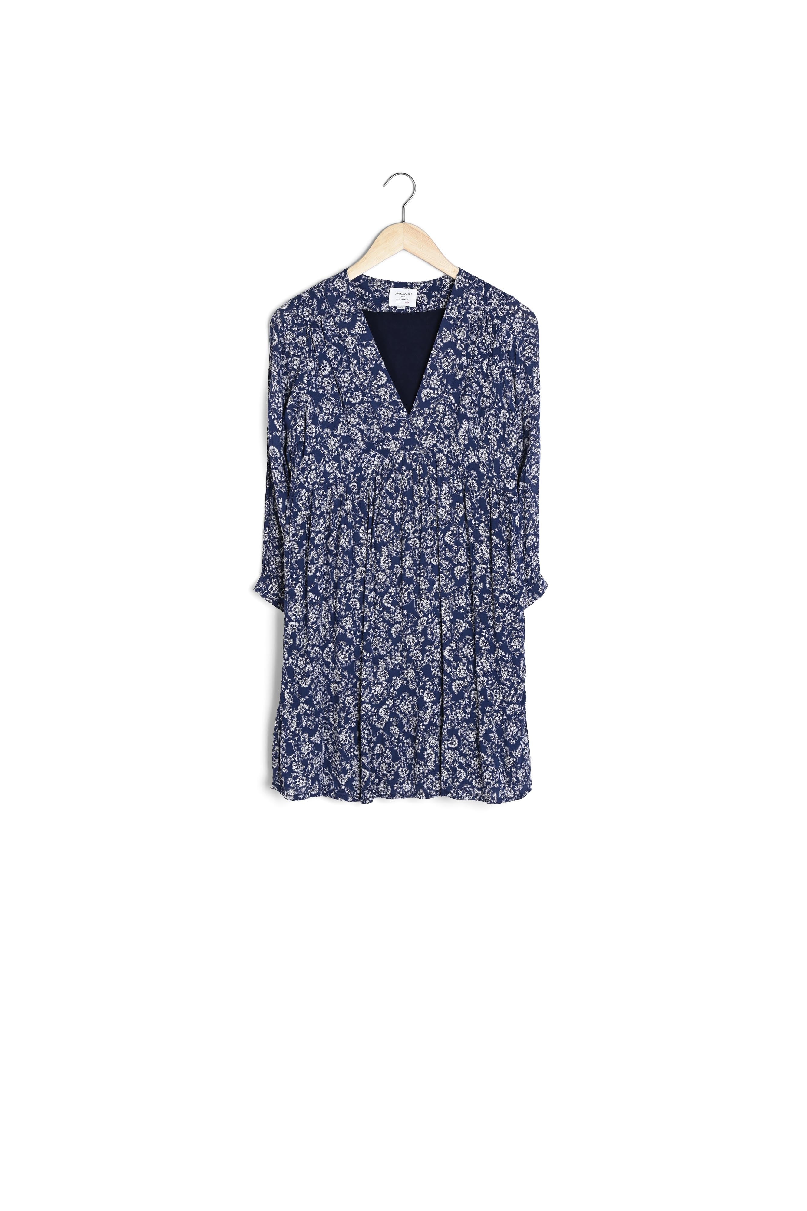 Robe marine imprimé fleuri Lou Faume - seconde main