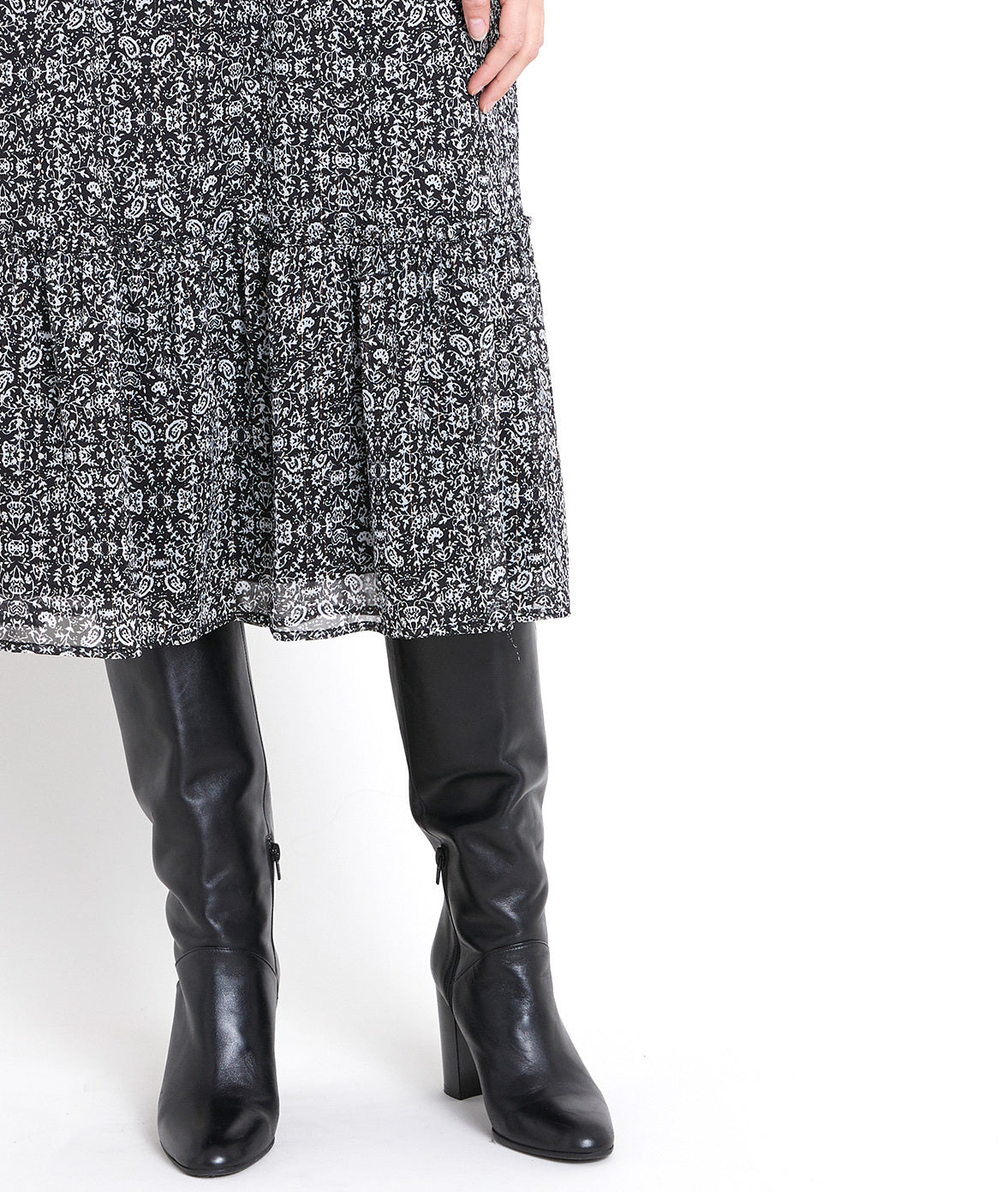 Jupe longue imprimée Gao Faume - seconde main