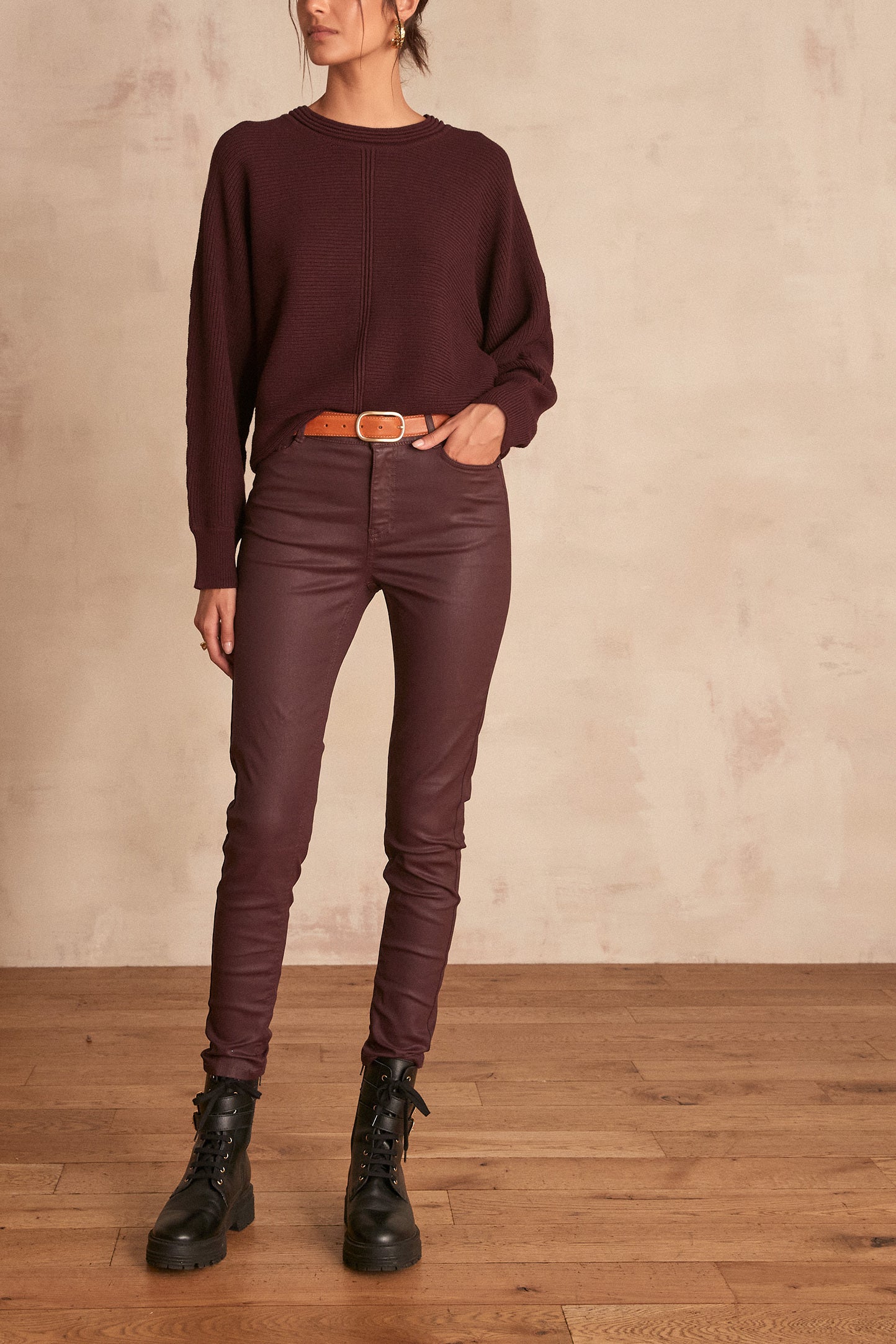 Jean slim enduit SUZY Faume - seconde main