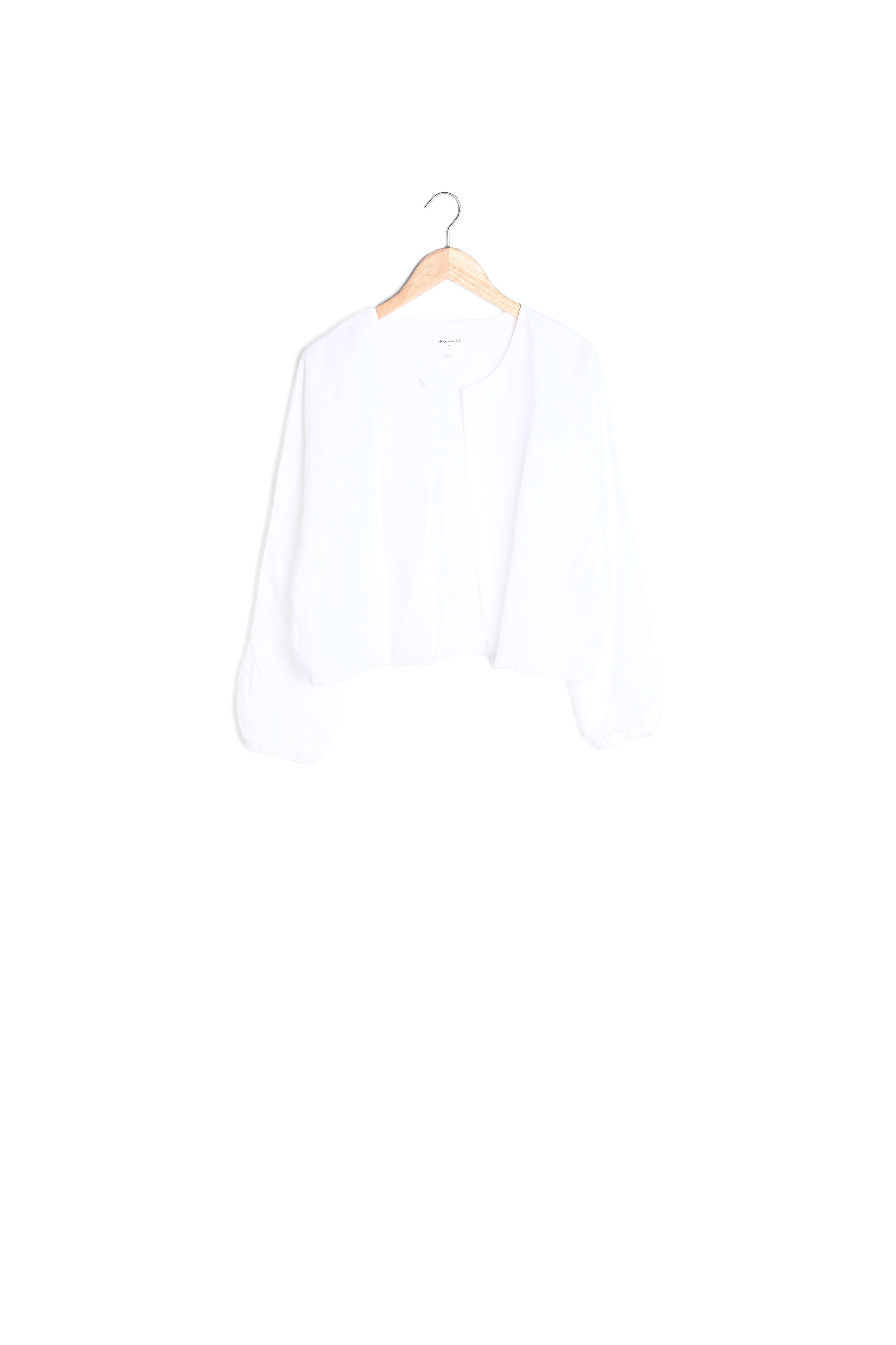 Veste courte en lin blanc Taya Faume - seconde main