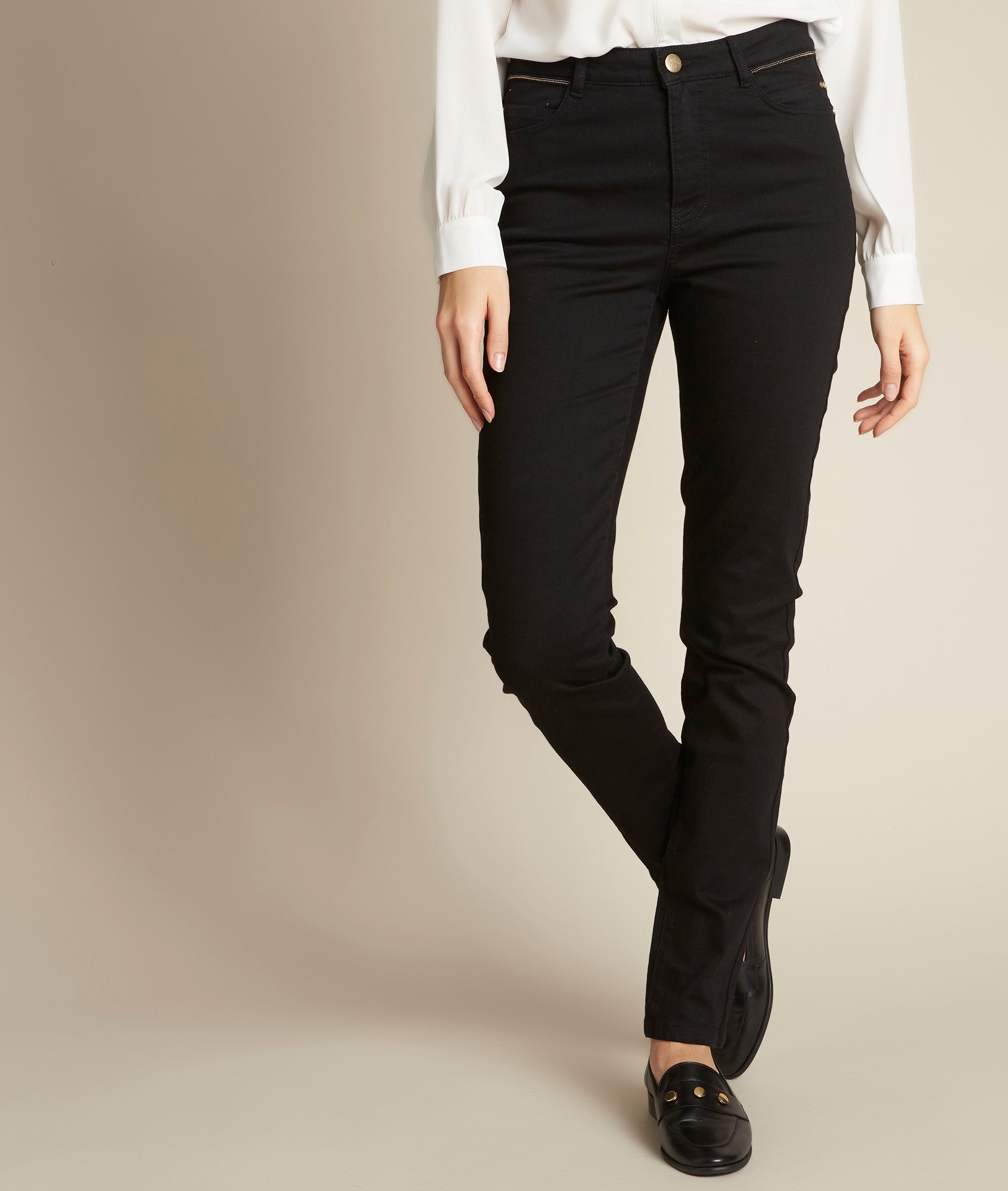 Jean slim noir Amel Faume - seconde main