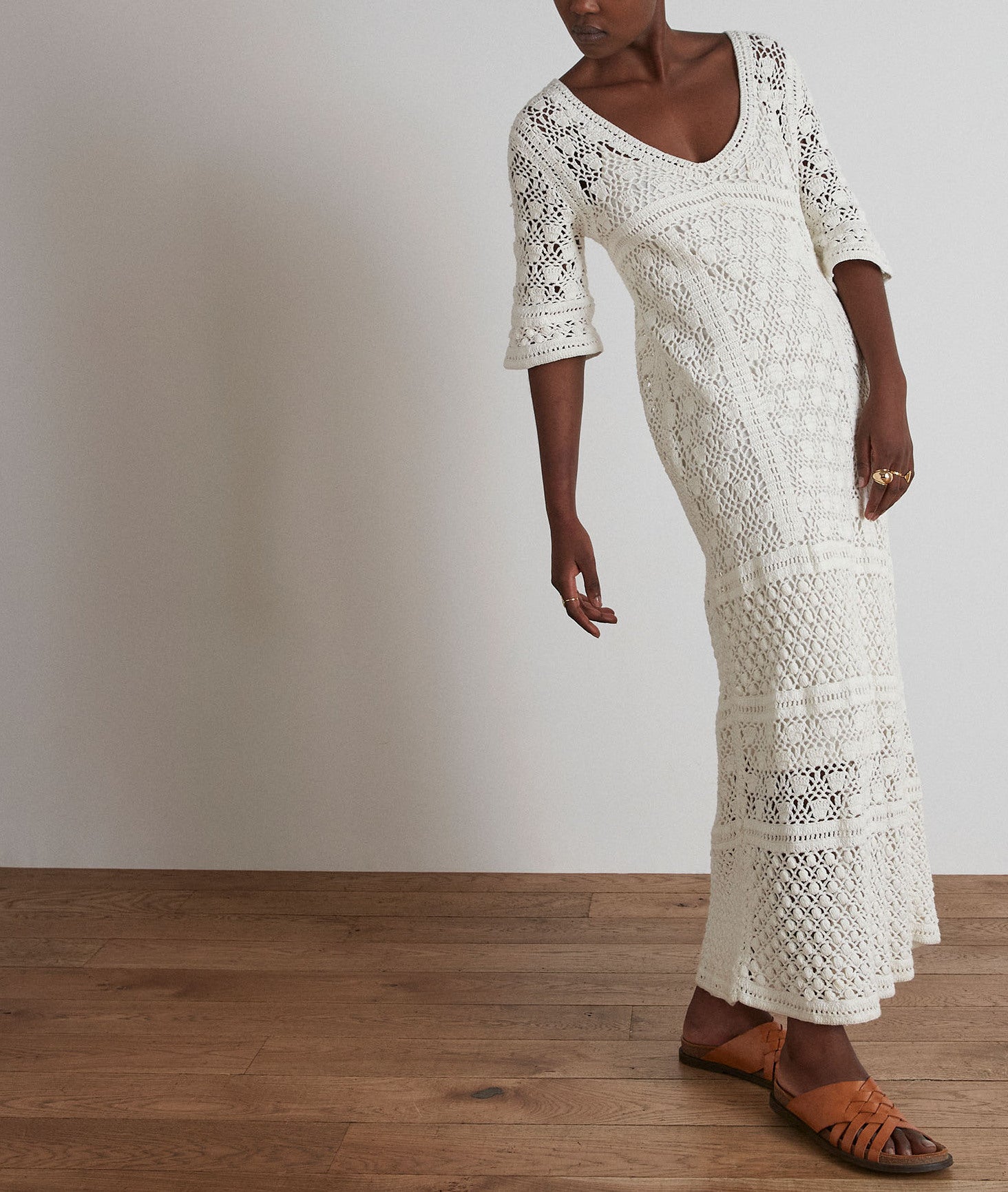 Robe en crochet Gloria Faume - seconde main