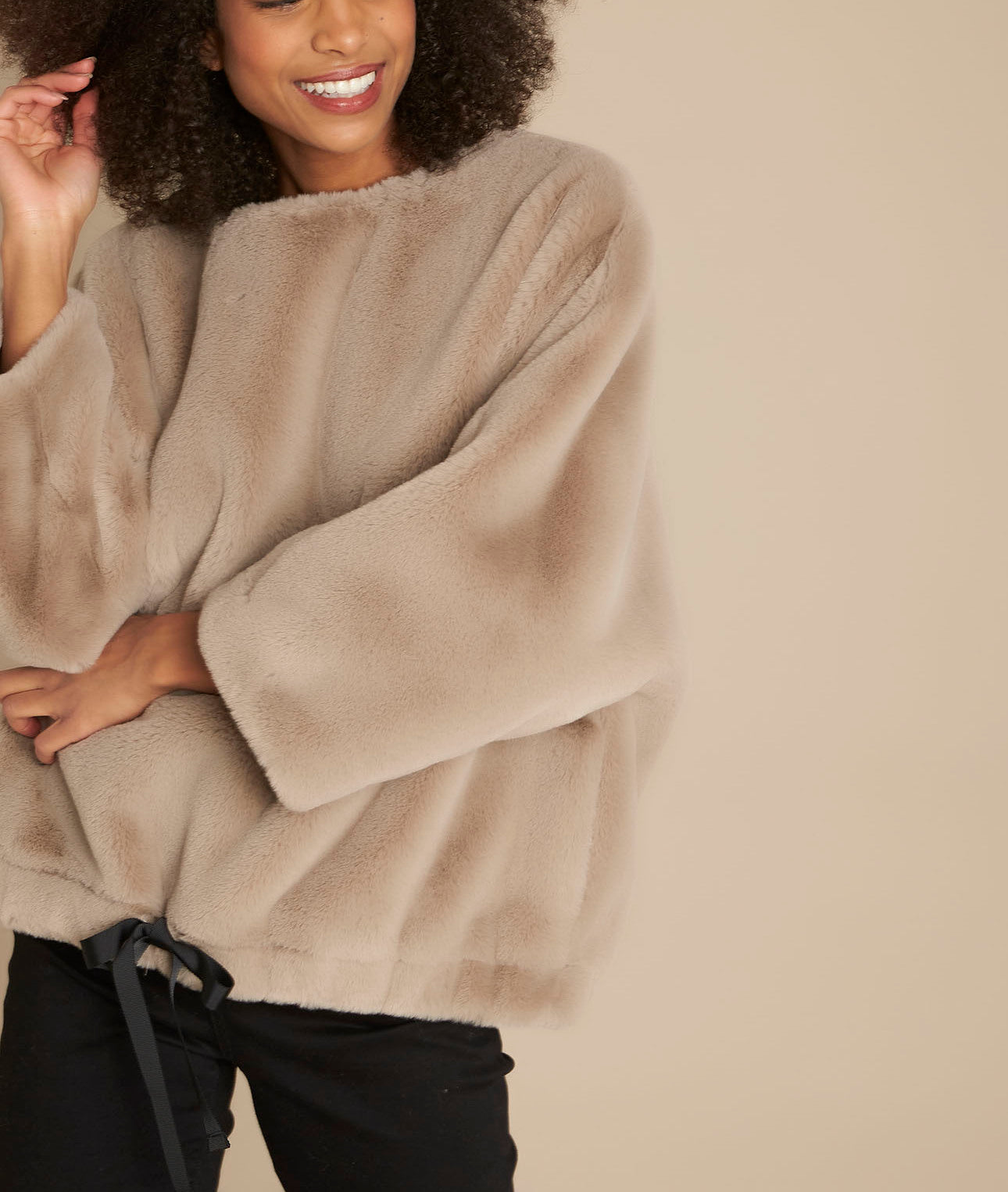 Sweat fausse fourrure Timus Faume - seconde main