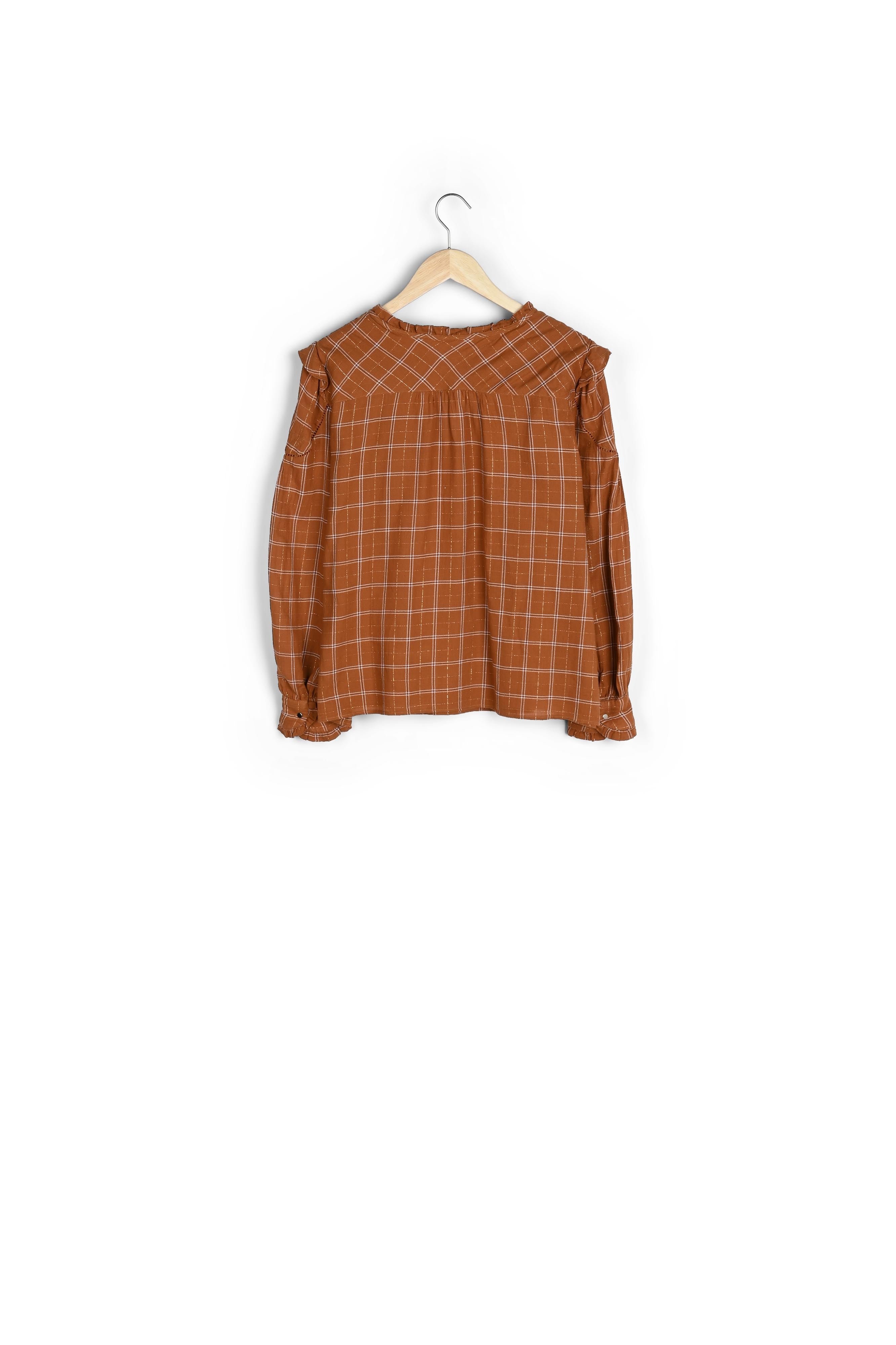 Blouse à carreaux Mado Faume - seconde main