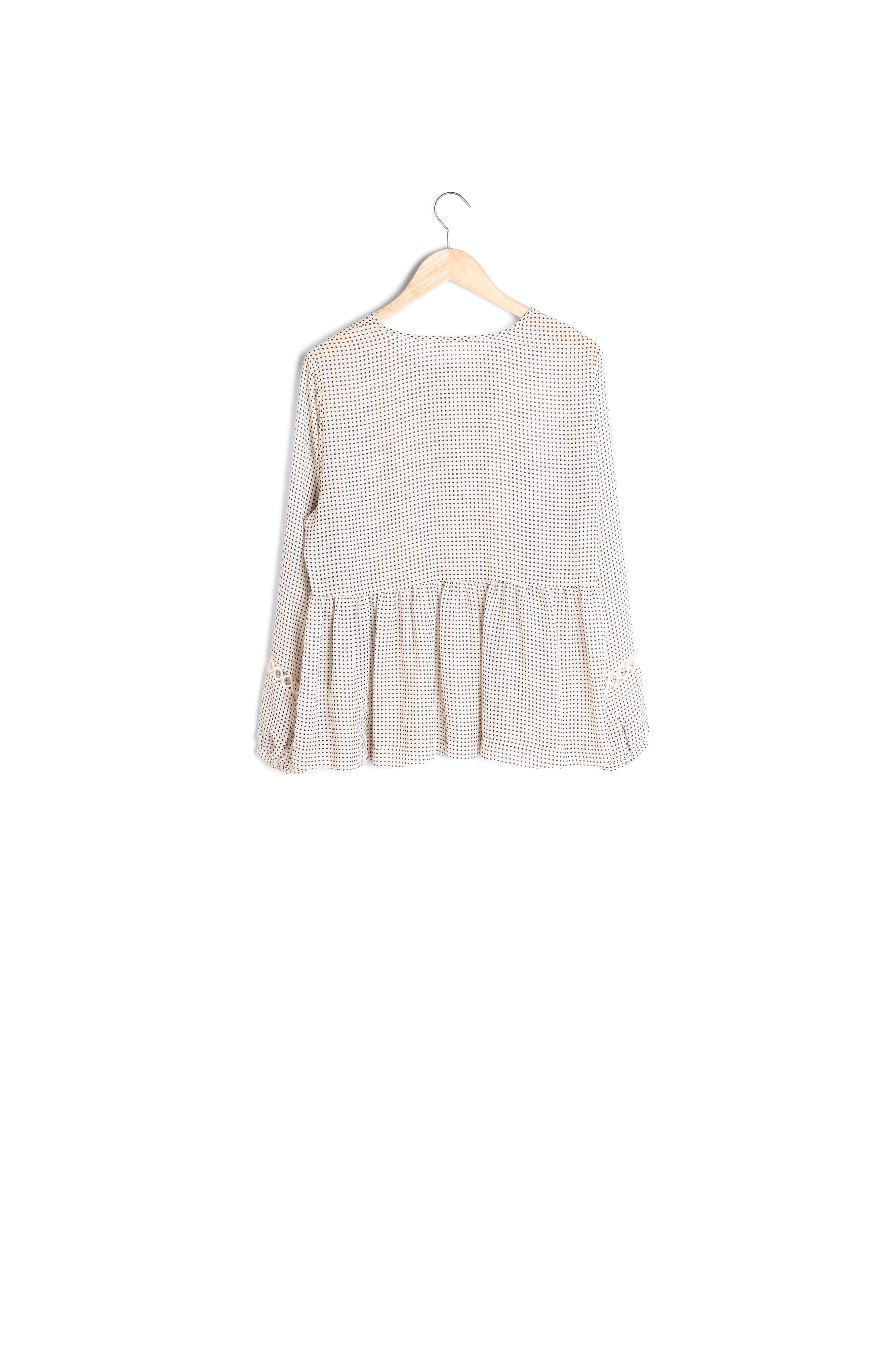 Blouse imprimé pois Marilyn Faume - seconde main