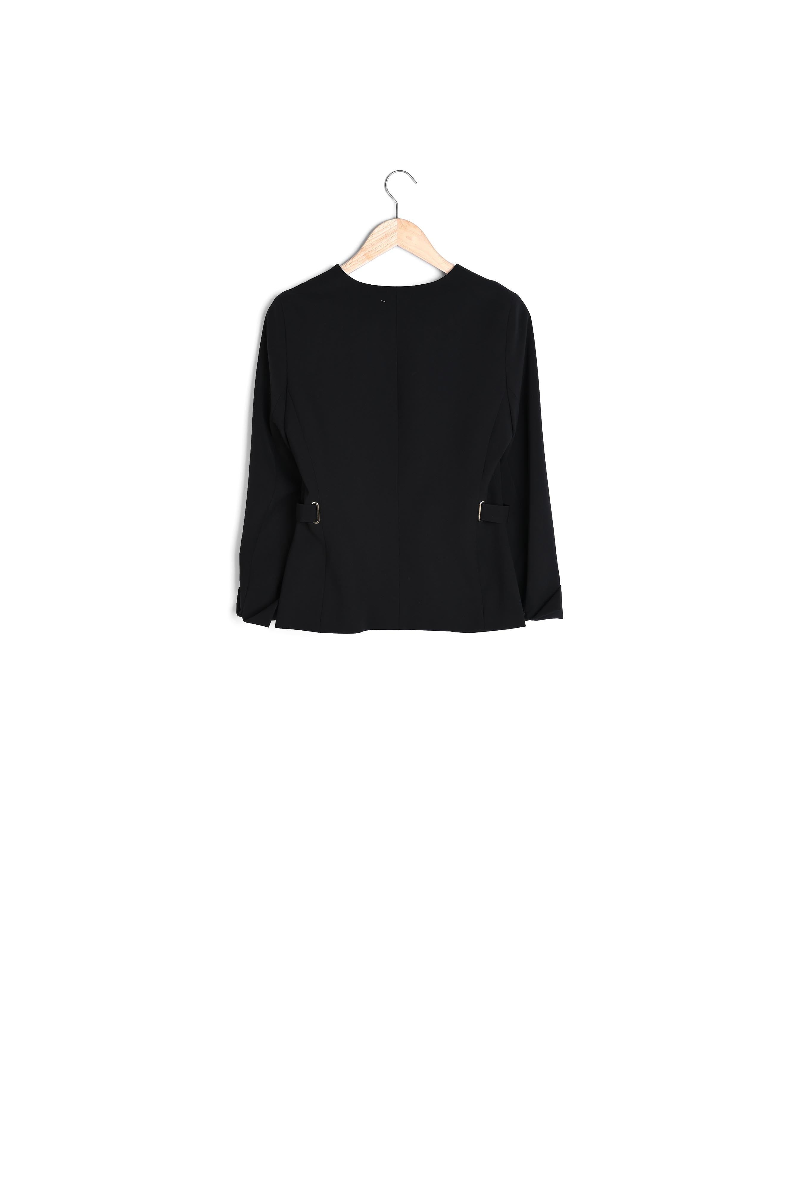 Veste en microfibre noire Beatrice Faume - seconde main