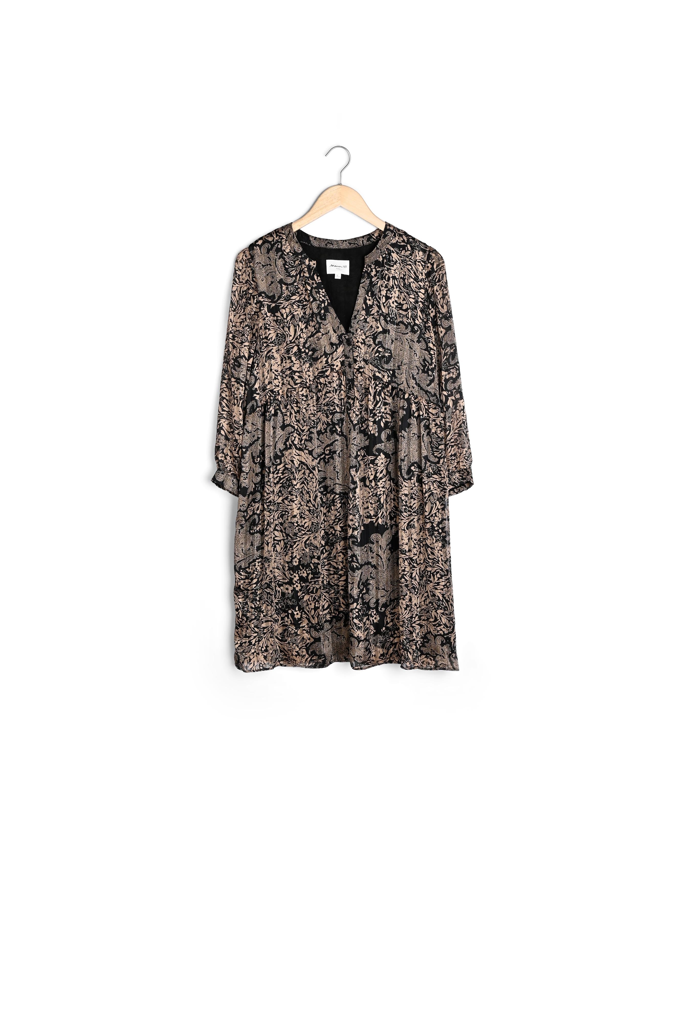 Robe longue imprimée Cathel Faume - seconde main