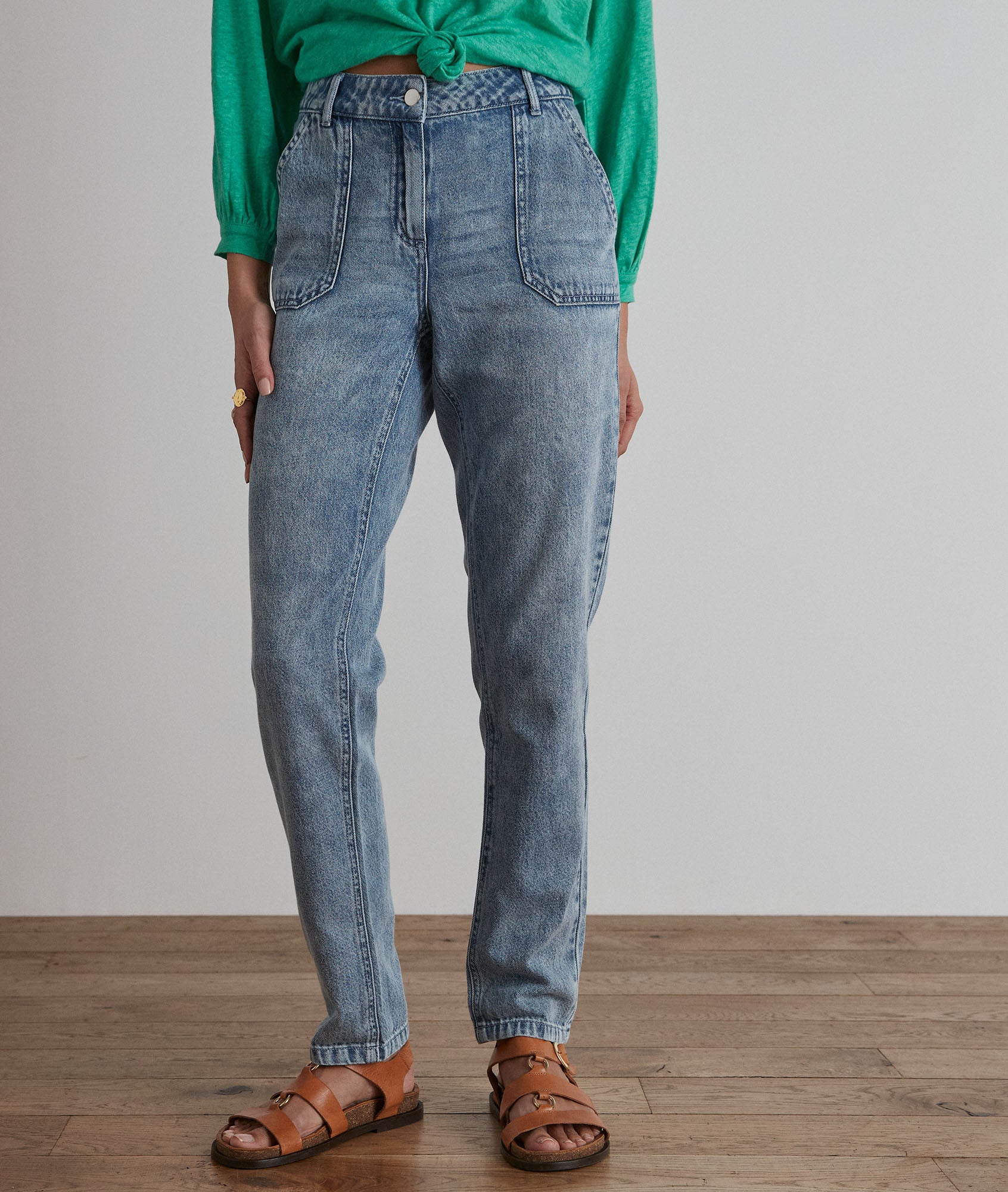 Jean droit Shelby Faume - seconde main