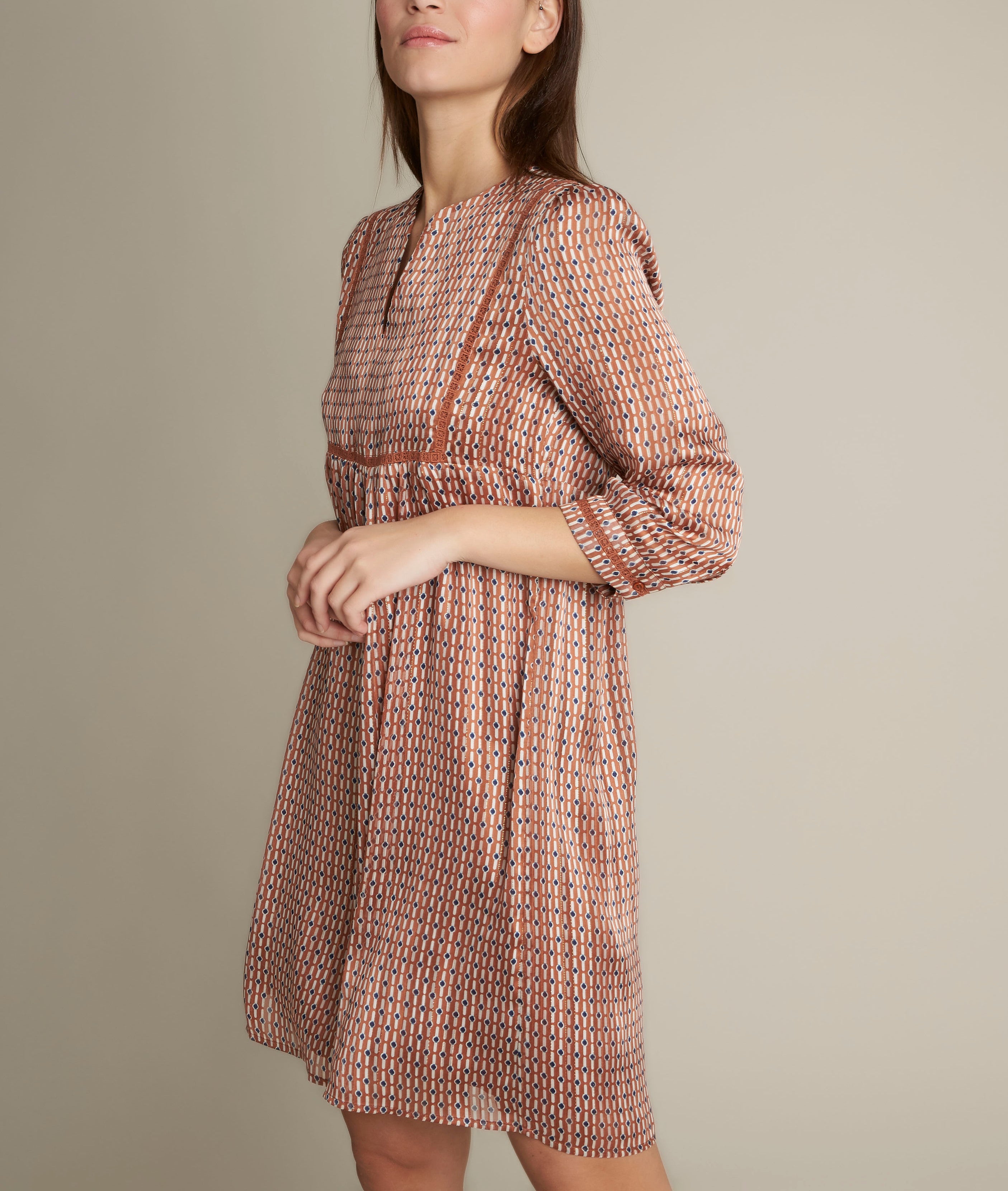 Robe fluide imprimée Isaline Faume - seconde main