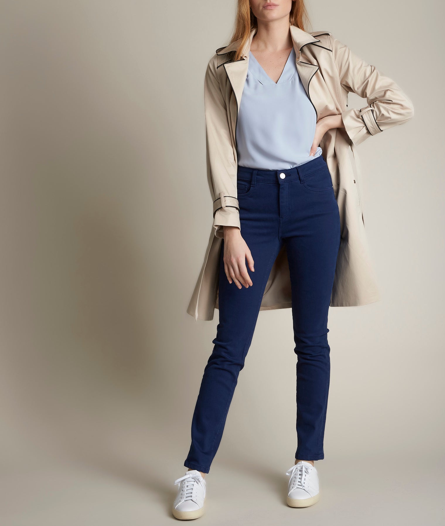 L'iconique slim : jean encre Suzy Faume - seconde main