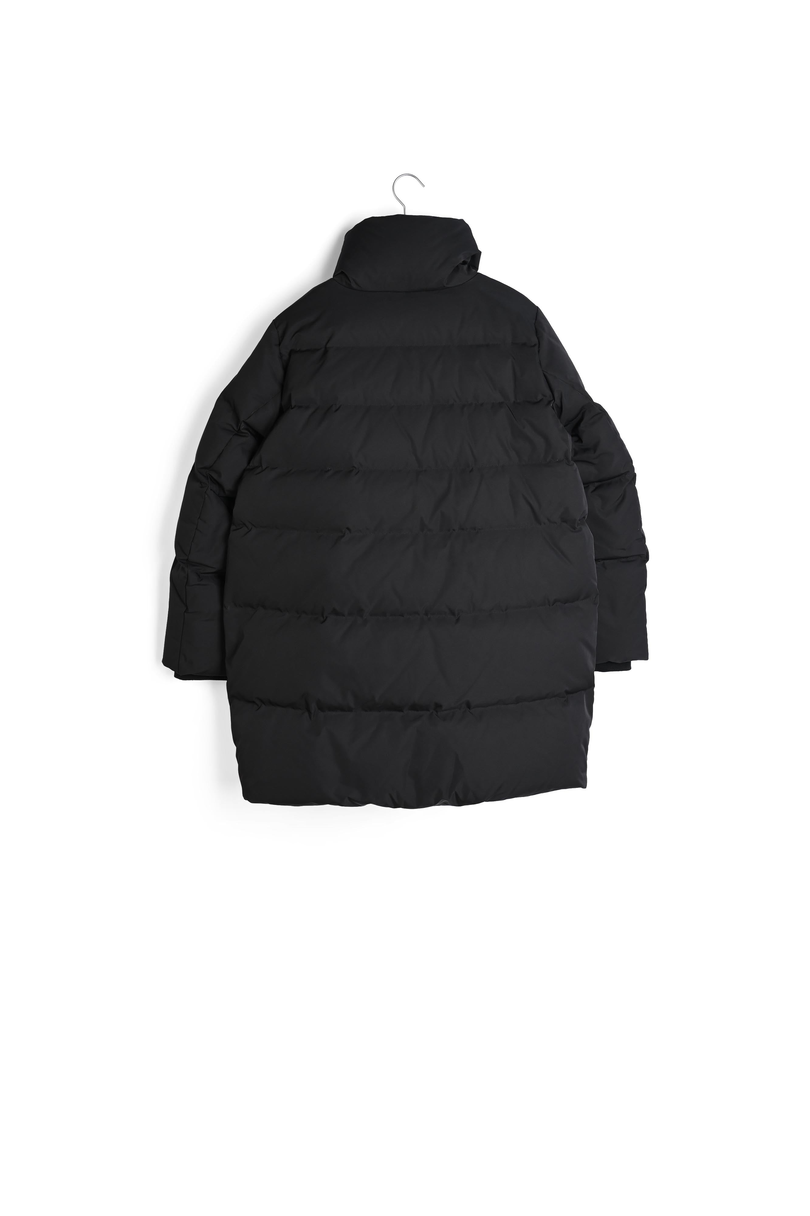 Doudoune longue matelassée noire Lise Faume - seconde main