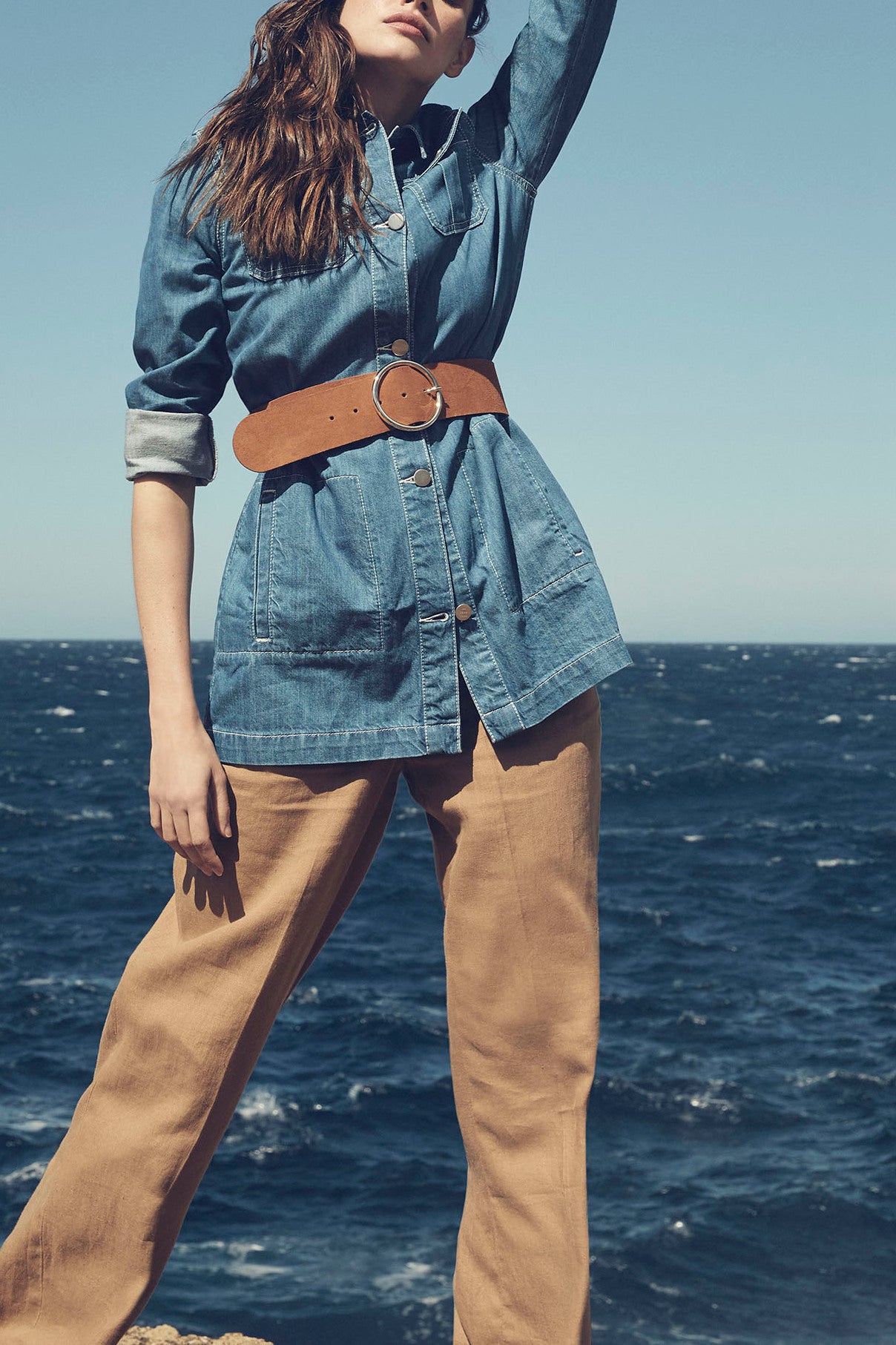 Veste en jean coton biologique Dany Faume - seconde main